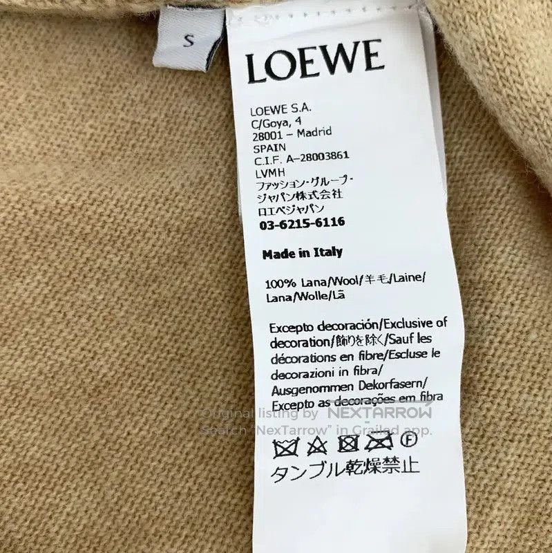Loewe Loewe Brown Wool Knitted Sweater for Women . Size S / US 4 / IT 40 - 7 Thumbnail