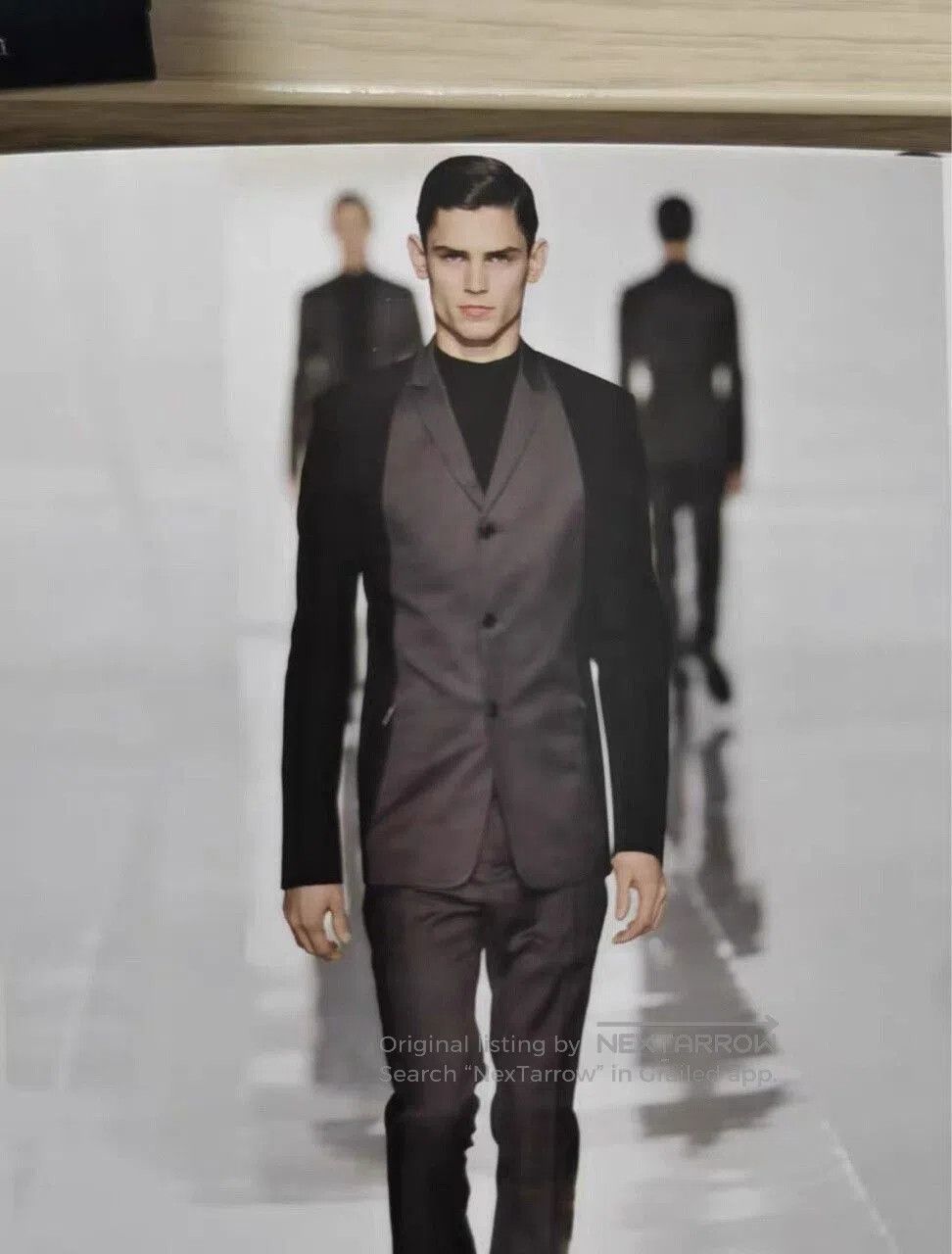 Dior Dior Men's Black Gray Wool Blazer. Size US XL / EU 56 / 4 - 8 Thumbnail