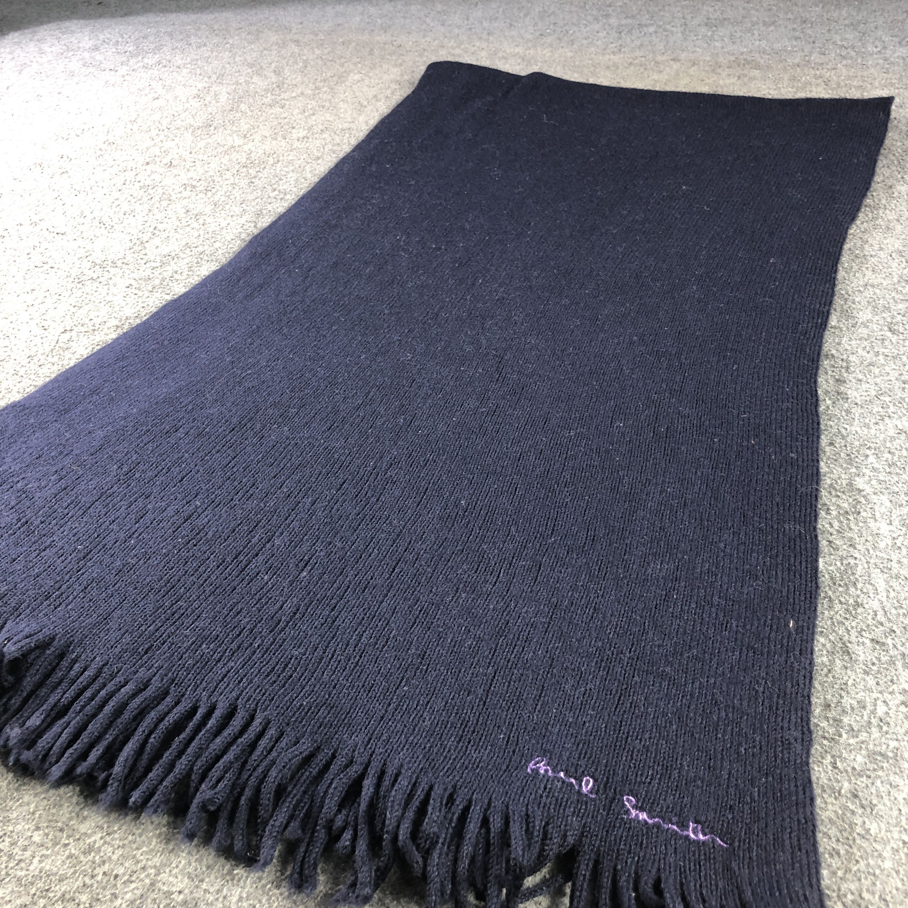 Paul Smith Paul Smith Stripe Knit Wool Scarf Muffler Neckwear V2862 Size ONE SIZE - 3 Thumbnail