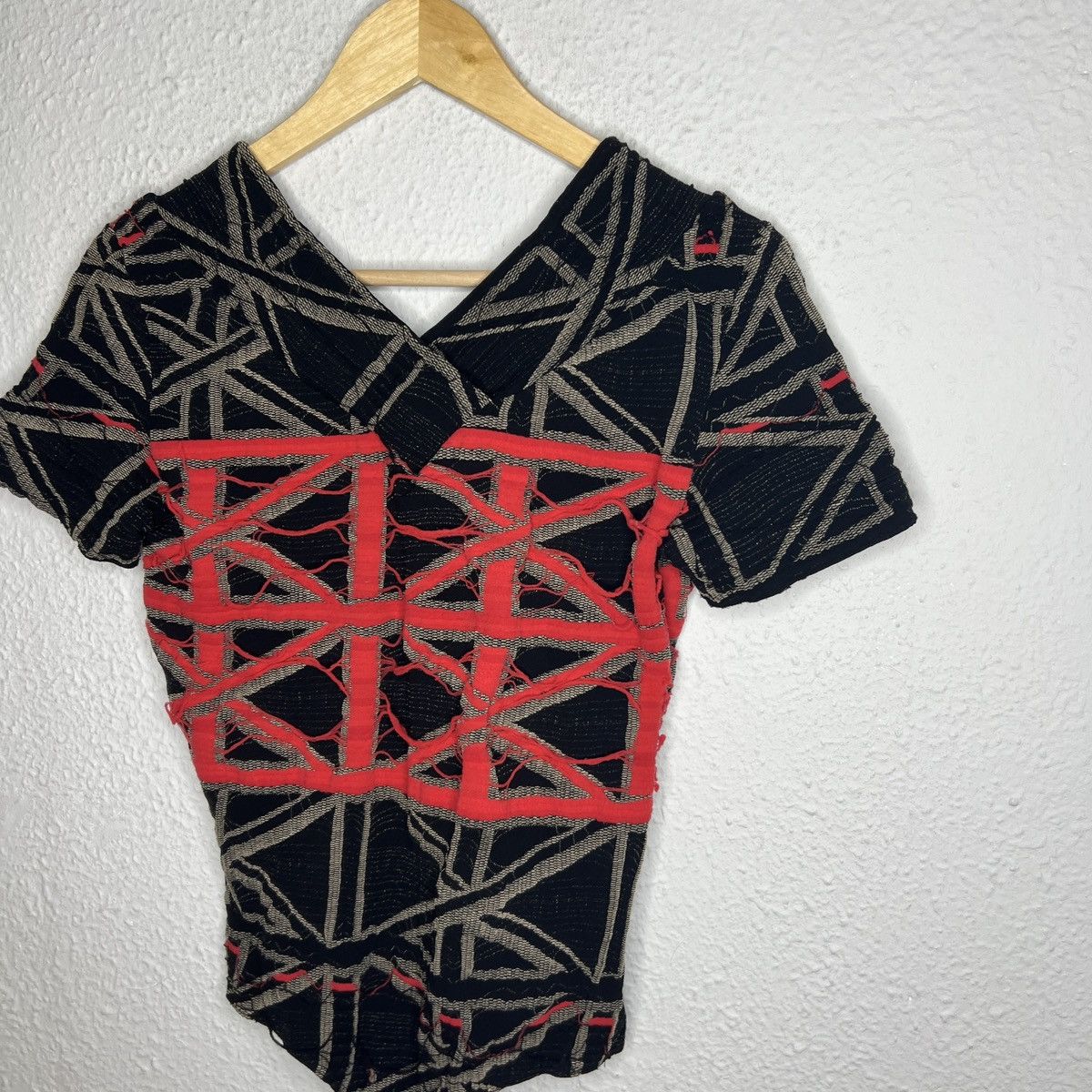 Designer × Vivienne Westwood × Wolford Vivienne Westwood x Wolford Bodysuit 2002 String Black Red Size M / US 6-8 / IT 42-44 - 7 Thumbnail