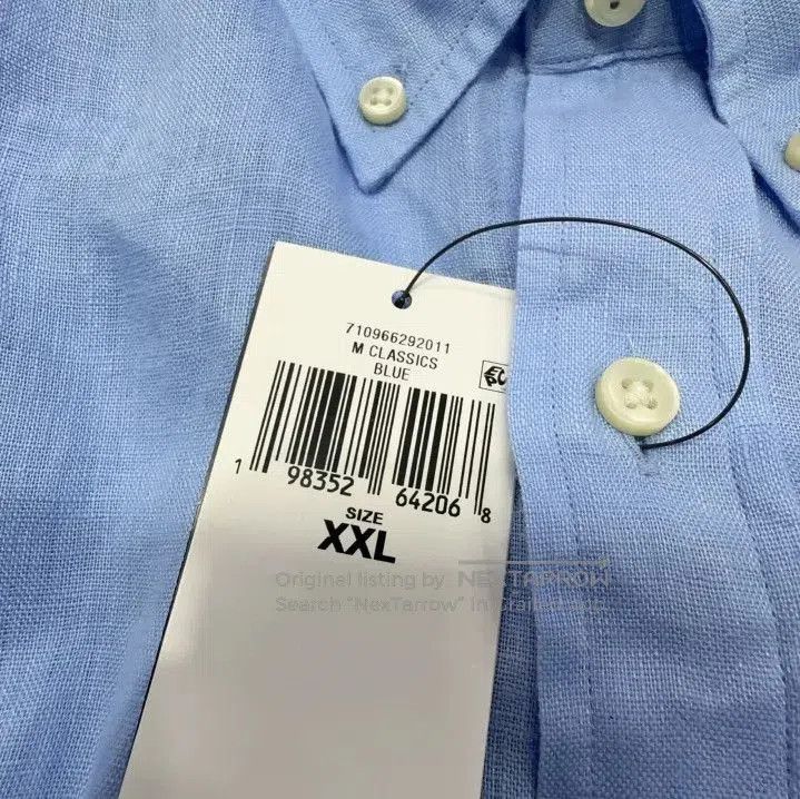 Polo Ralph Lauren Polo Ralph Lauren Men's Blue Logo Button Long. Size US XXL / EU 58 / 5 - 5 Thumbnail