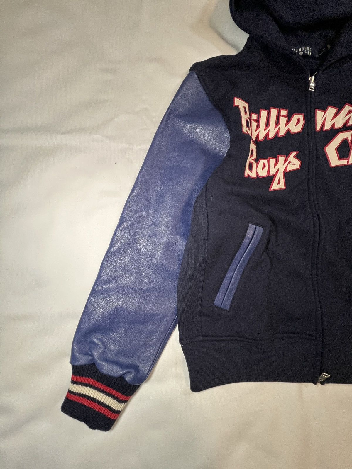 Billionaire Boys Club Leather sleeve zip up jacket S Size US S / EU 44-46 / 1 - 4 Thumbnail