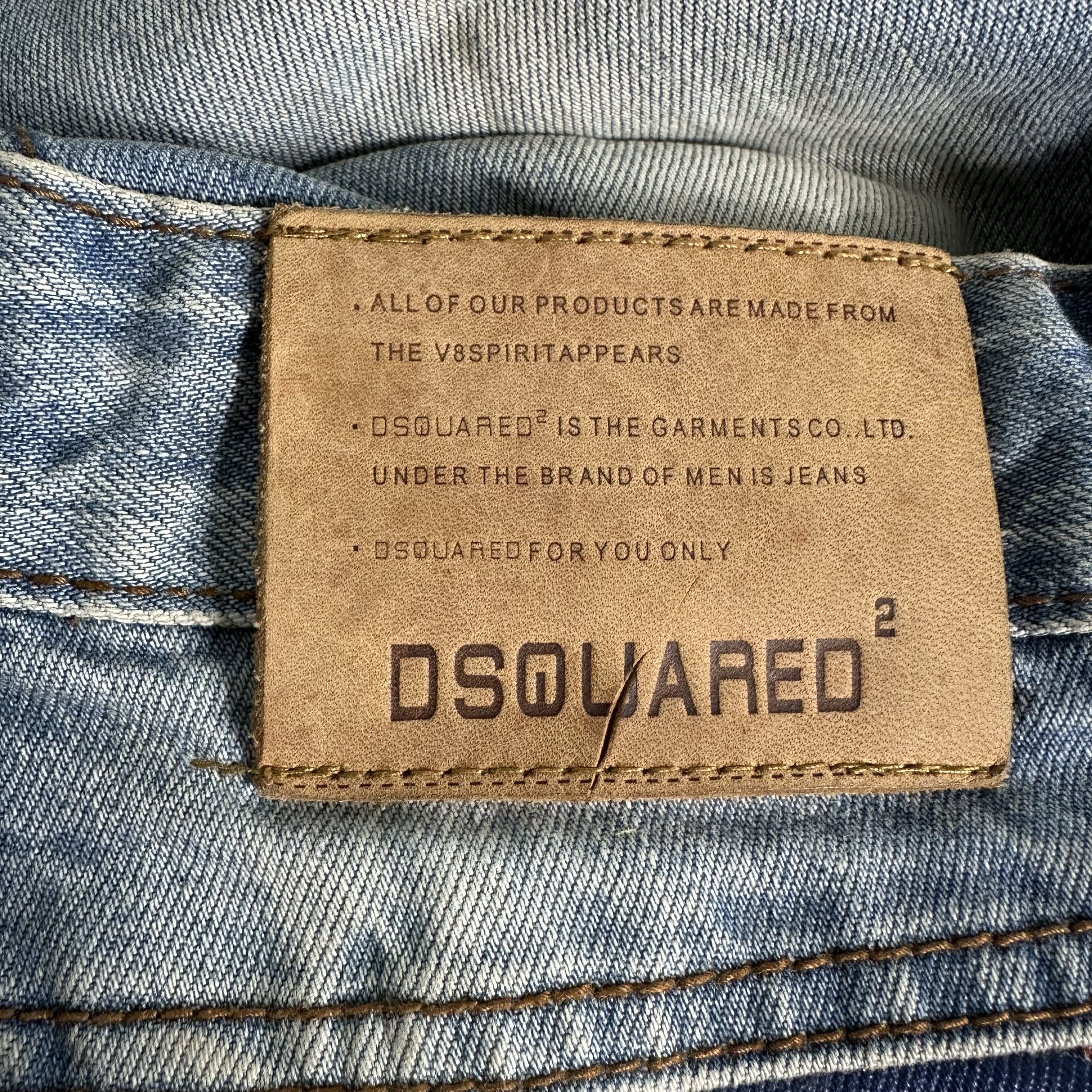 Dsquared2 🔥RARE🔥Vintage Dsquared2 Patchwork Distressed Denim Jeans Size US 33 - 11 Thumbnail