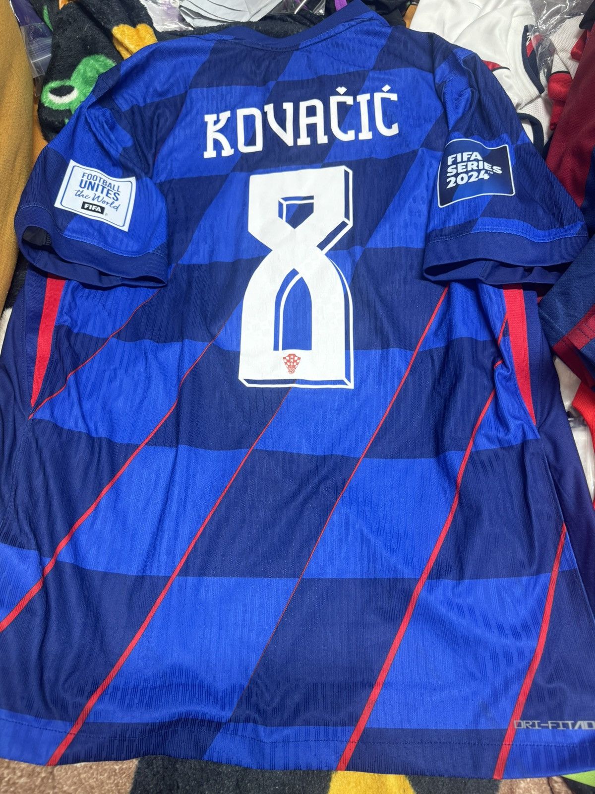 Nike Croatia 24/25 player issue away shirt #8 Kovacic Size US XL / EU 56 / 4 - 2 Thumbnail