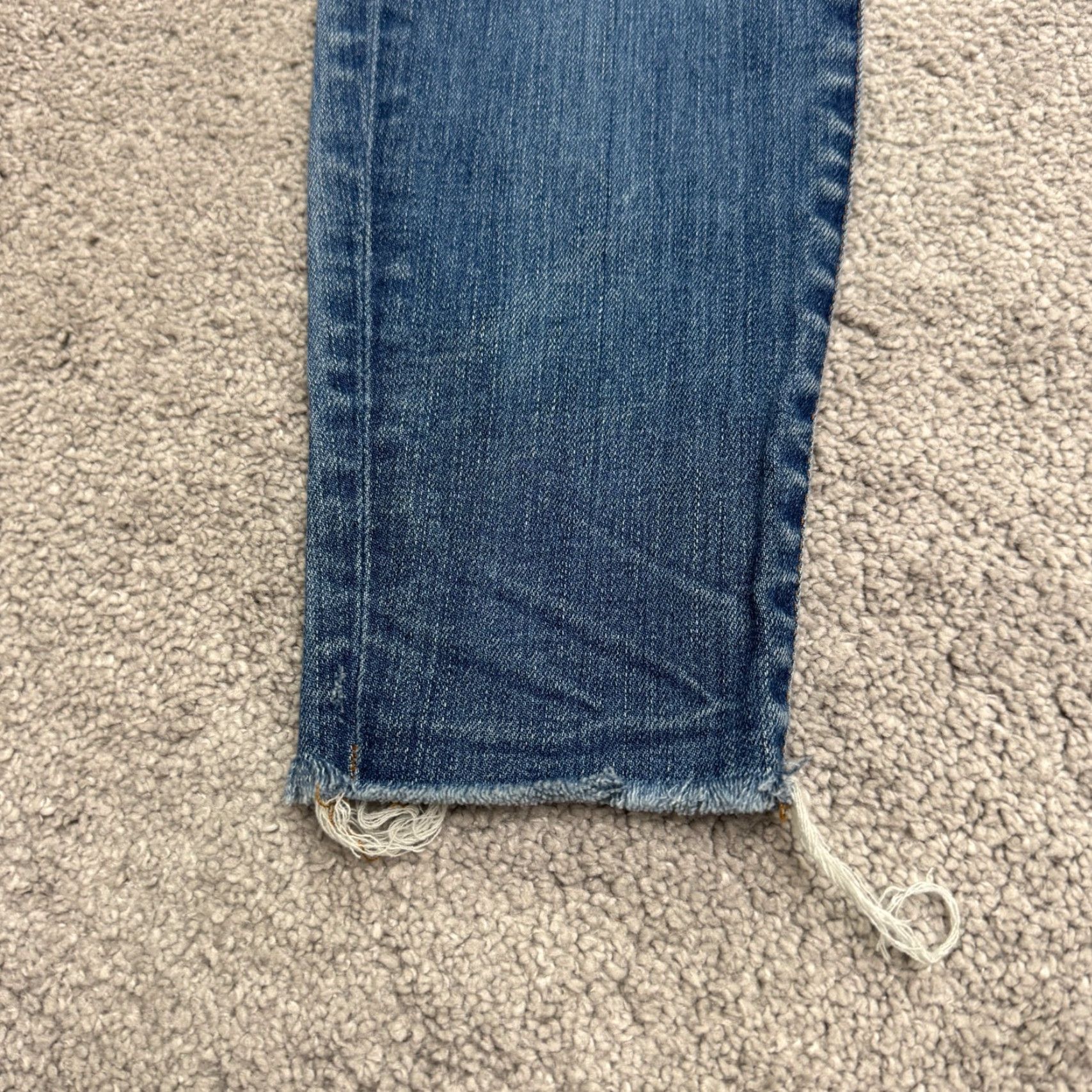 Madewell Madewell Jeans Womens 29 Blue High Rise Skinny Denim Button Fly Medium Wash Size 29" - 5 Thumbnail