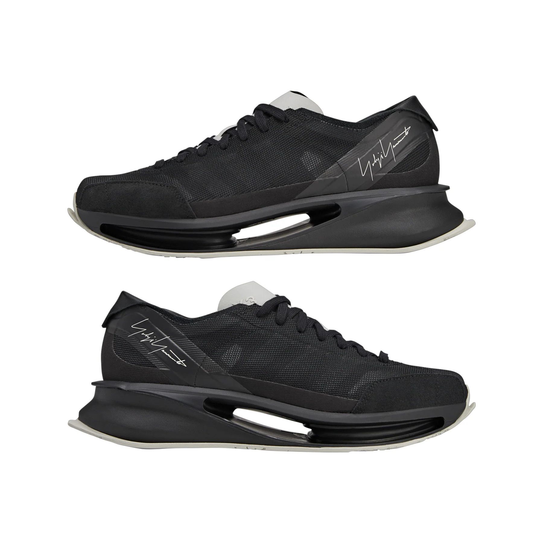 Y-3 × Yohji Yamamoto o1s22i1n0125 Low-Top Sneakers in Black Size US 8 / EU 41 - 7 Thumbnail