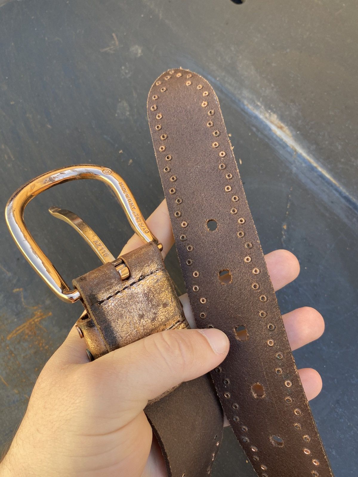 Vintage Belt vintage japanese distressed rhinestones simon style Size ONE SIZE - 8 Thumbnail