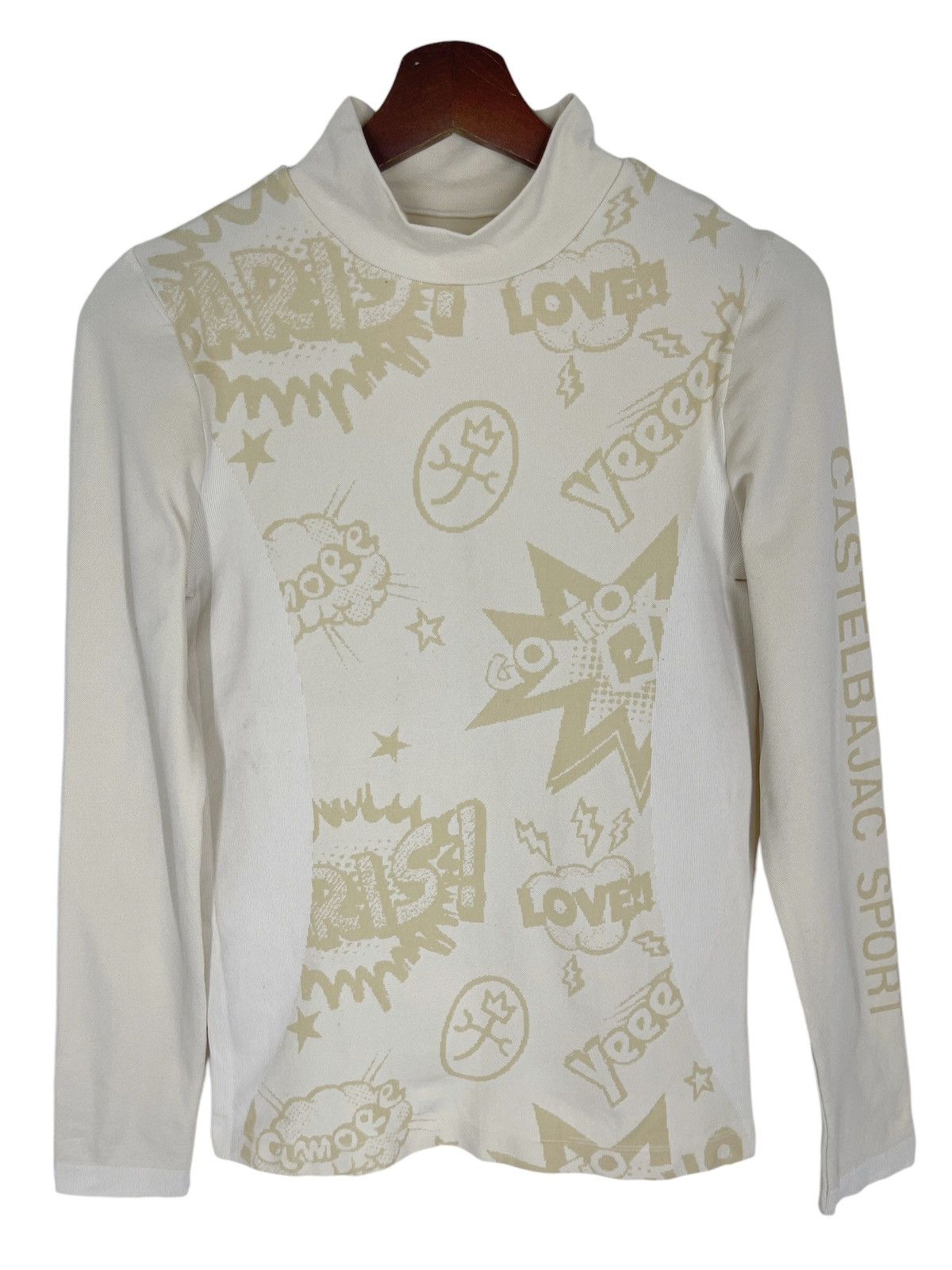 Jean Charles De Castelbajac × Vintage VINTAGE TURTLE NECK ALLOVER PRINT CASTELBAJAC Size US S / EU 44-46 / 1 - 1 Thumbnail