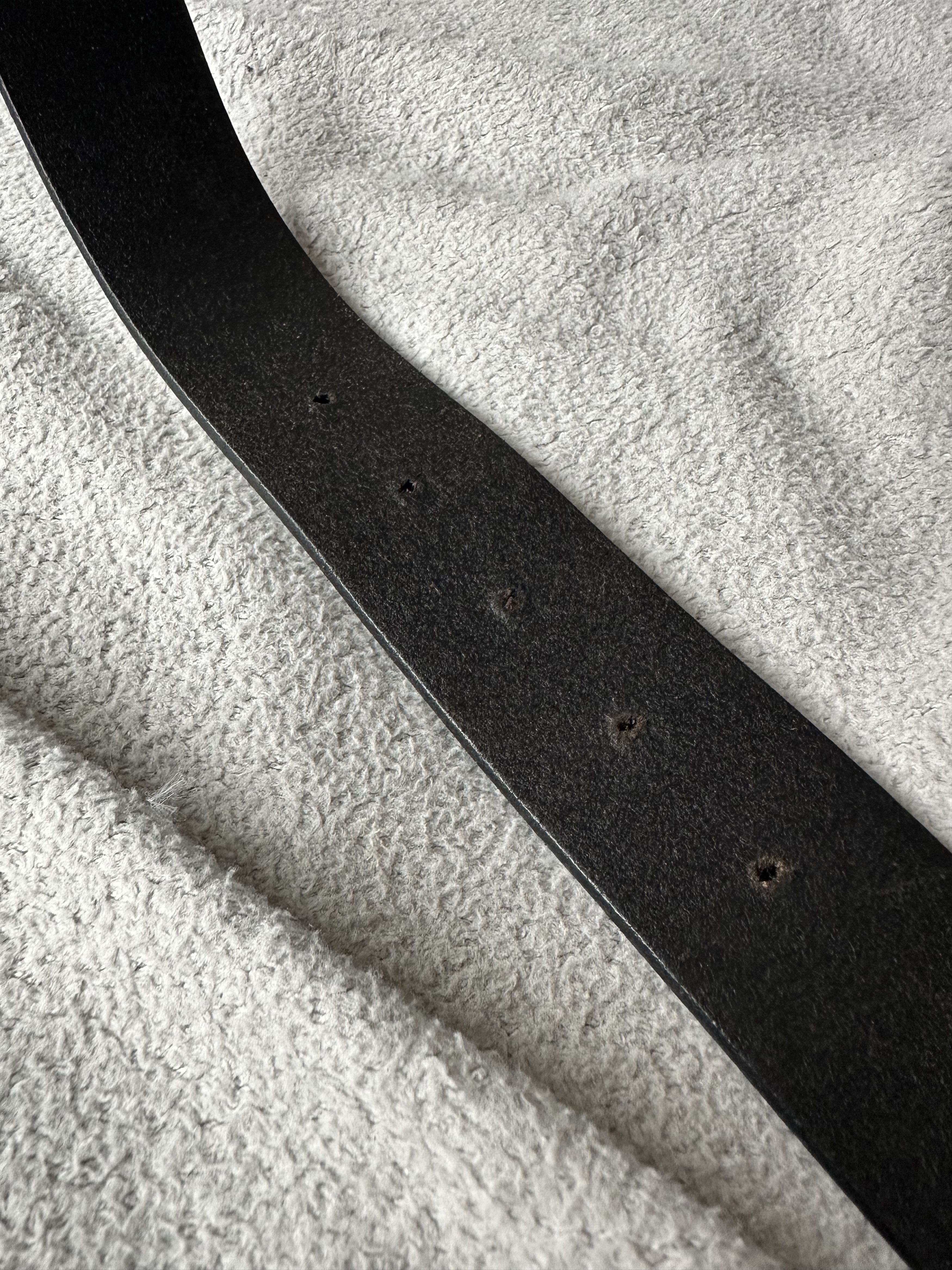 John Galliano Galliano Black Genuine Leather Pattern Belt Archive Size ONE SIZE - 9 Thumbnail