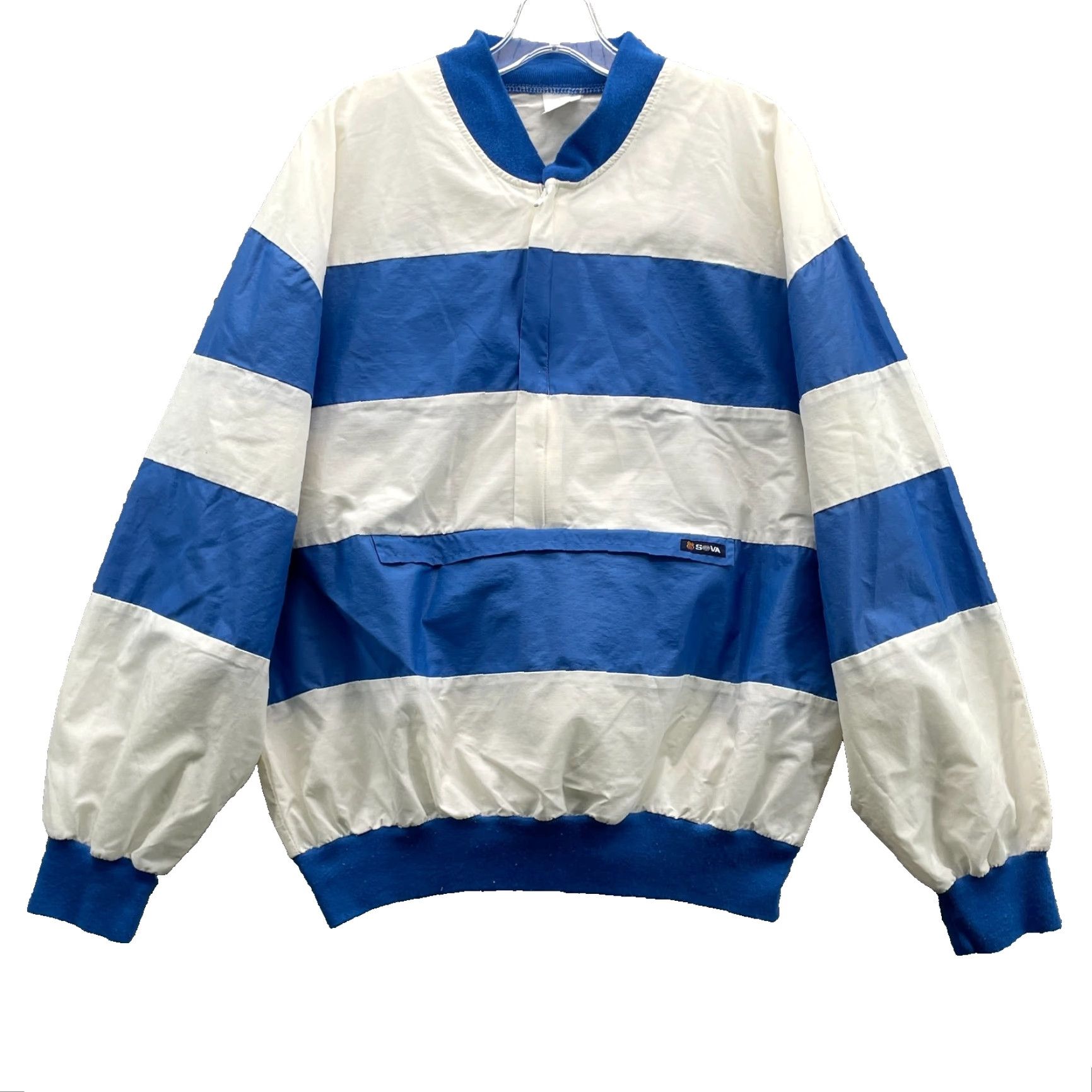 Nautica VINTAGE Sova Bomber Windbreaker XL Stripe Nautical 90's Preppy Sport Outdoor Y2k Size US XL / EU 56 / 4 - 2 Thumbnail