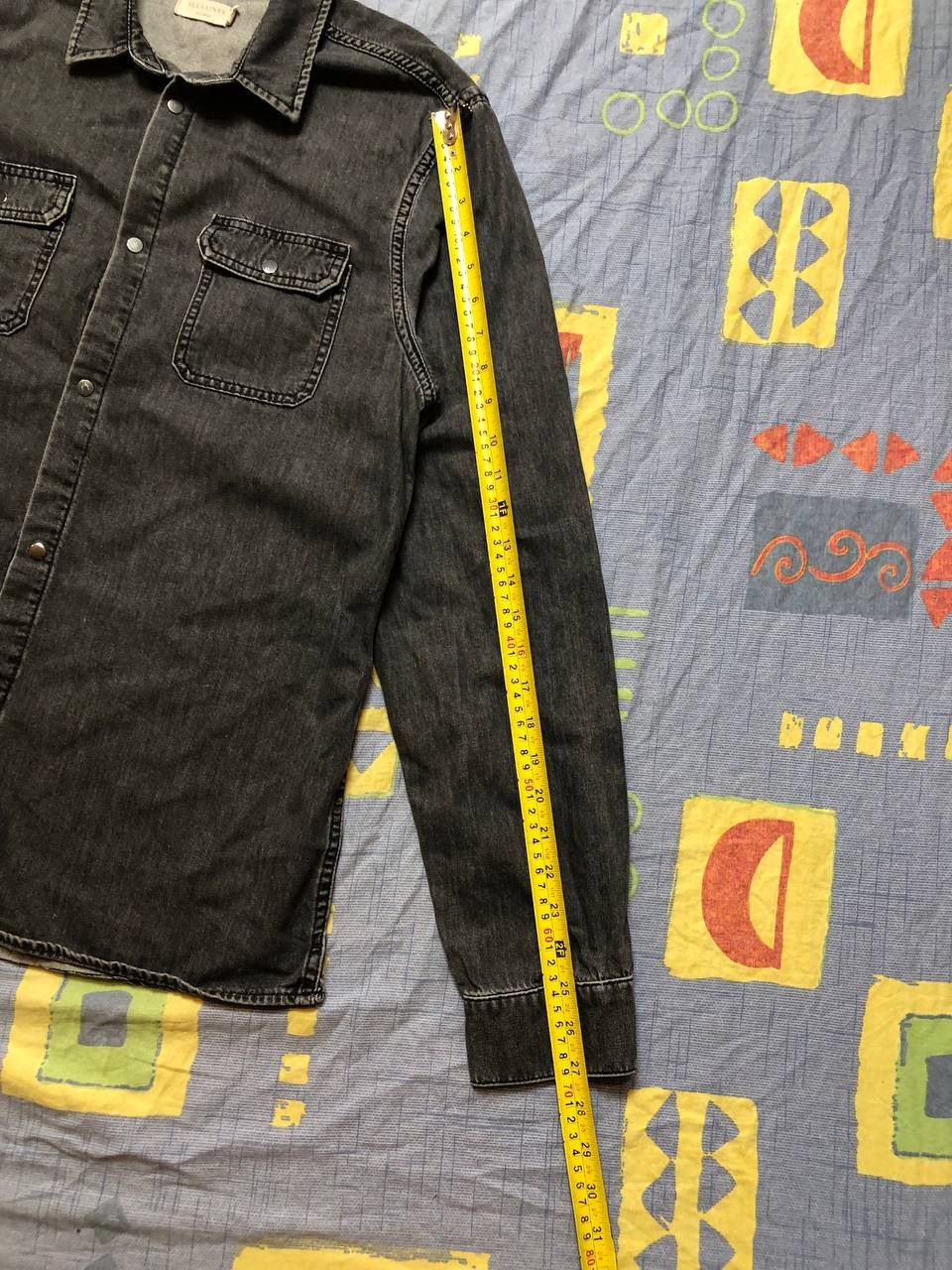 Allsaints vintage denim shirts Allsaints Streetwear Y2K Size US XL / EU 56 / 4 - 7 Thumbnail