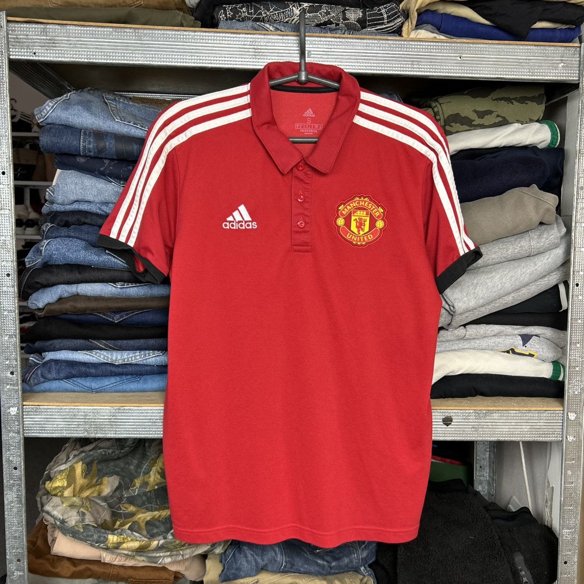 Adidas Mens Adidas FC Manchester United Training soccer polo Size US S / EU 44-46 / 1 - 1 Thumbnail