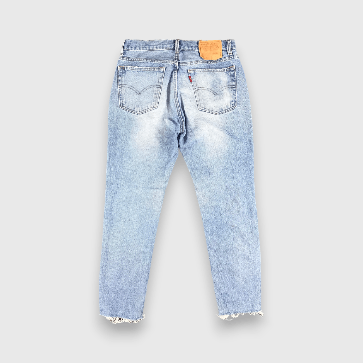 Levi's 90s Vintage Blue Wash Levis 501 Jeans-J2568 Size US 28 / EU 44 - 2 Thumbnail