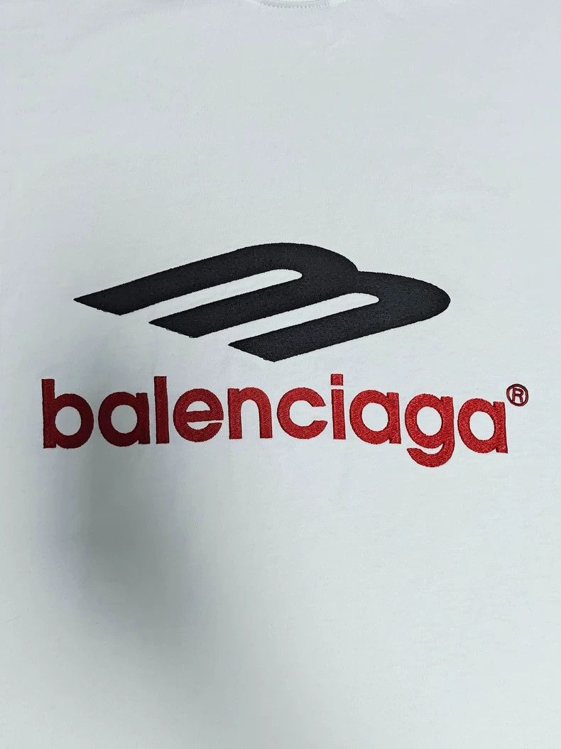 Balenciaga Balenciaga 24fw Tips Patchwork 3 Bsports Worn Short Sleeve Size US M / EU 48-50 / 2 - 4 Thumbnail