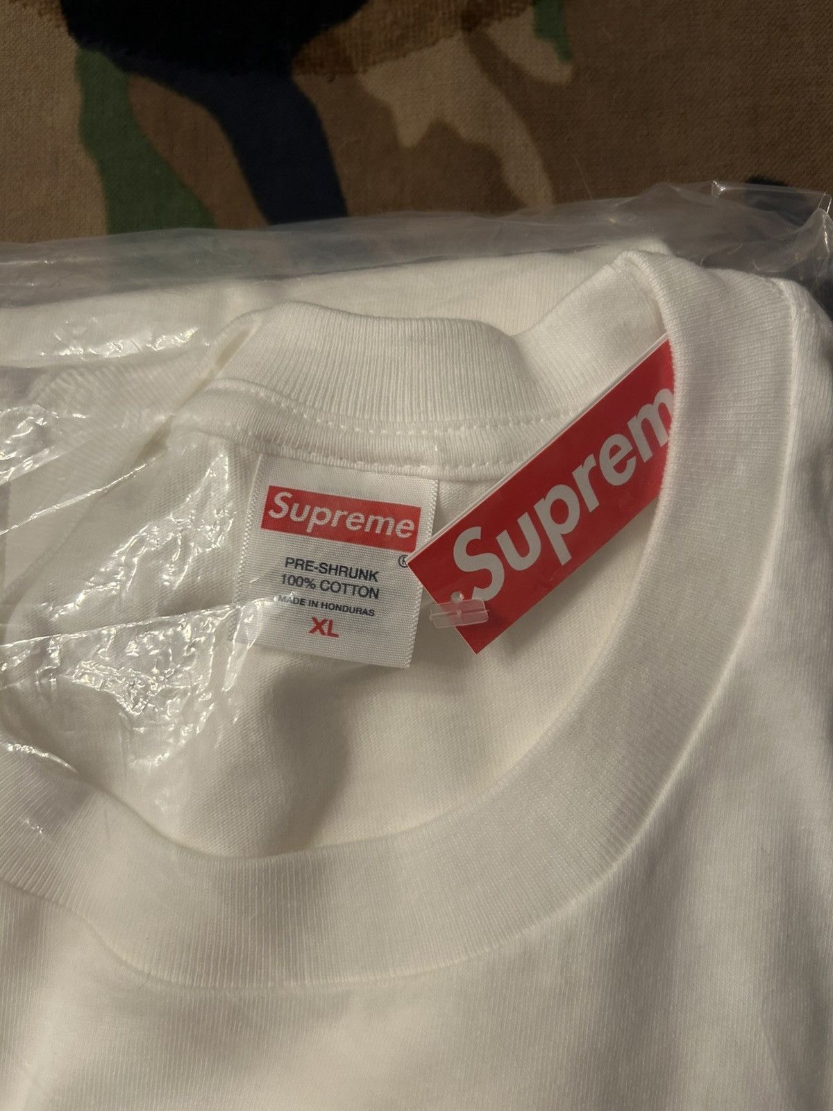 Supreme × Thrasher Supreme Thrasher Back Tail Tee White XL FW24 Size US XL / EU 56 / 4 - 6 Thumbnail