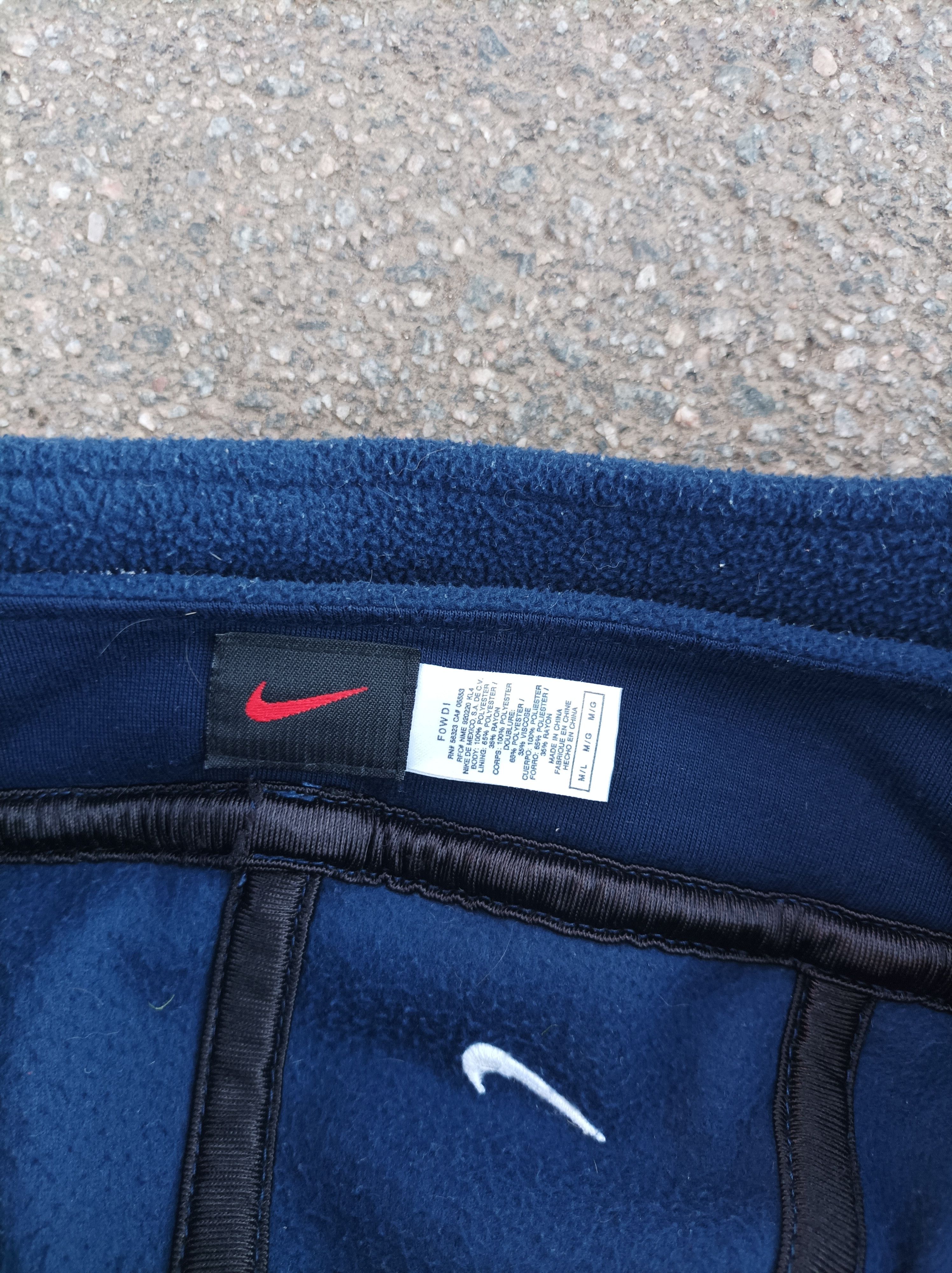 Nike × Vintage Rare 🔥 Vintage 90s Nike Dogear Fleece Winter Hat Cap Size ONE SIZE - 4 Thumbnail