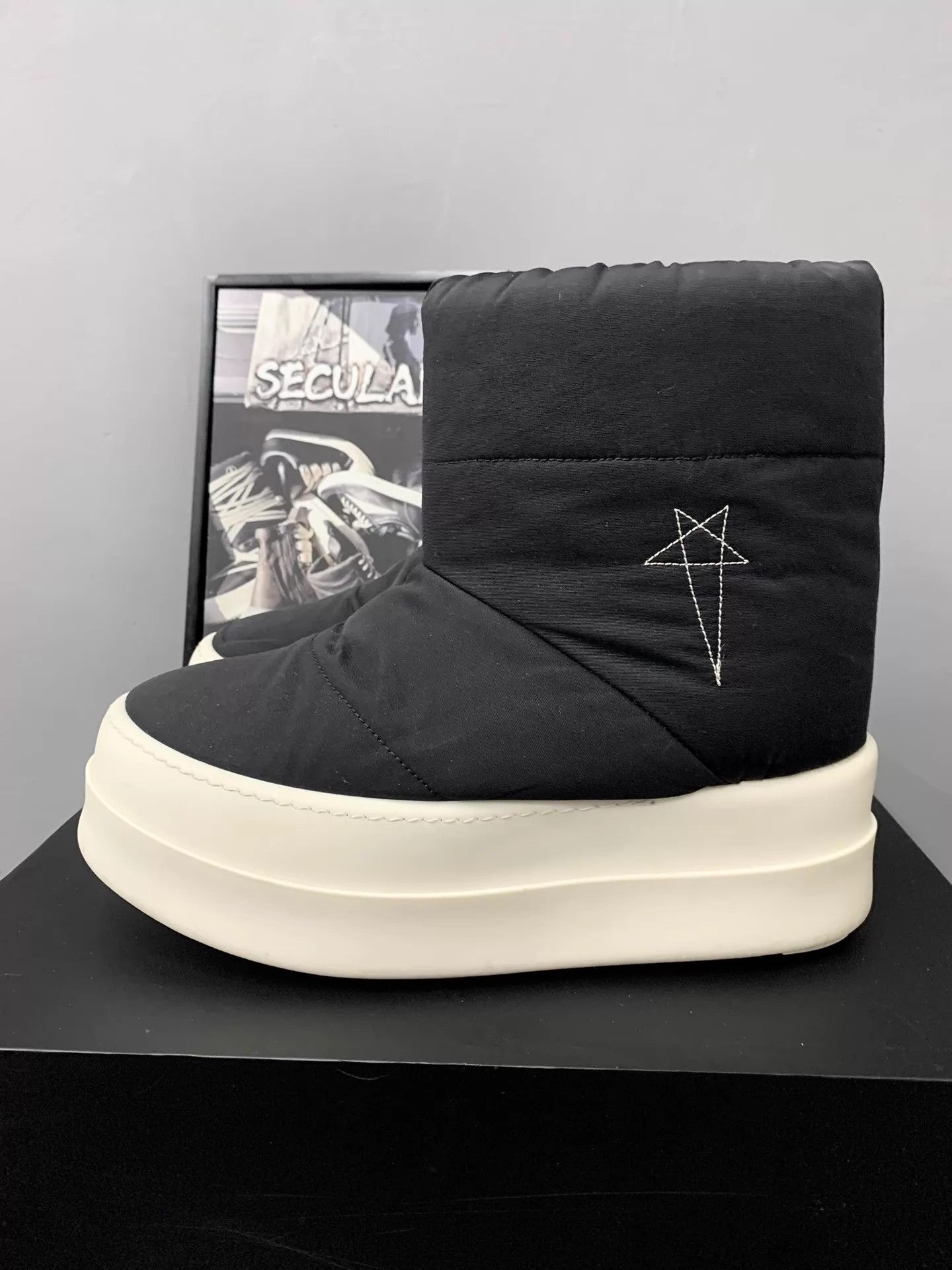 Rick Owens Rick Owens 24FW Five-Pointed Star Platform Boots Size US 8 / EU 41 - 1 Thumbnail
