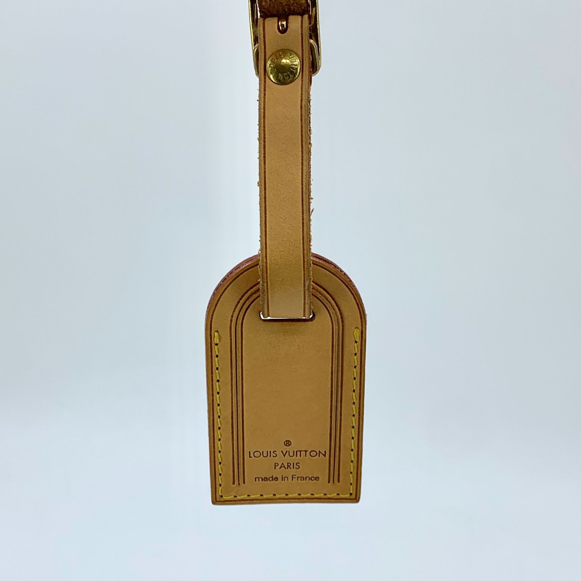Louis Vuitton Louis Vuitton Leather Luggage Tag With Adjustable Strap Size ONE SIZE - 3 Thumbnail
