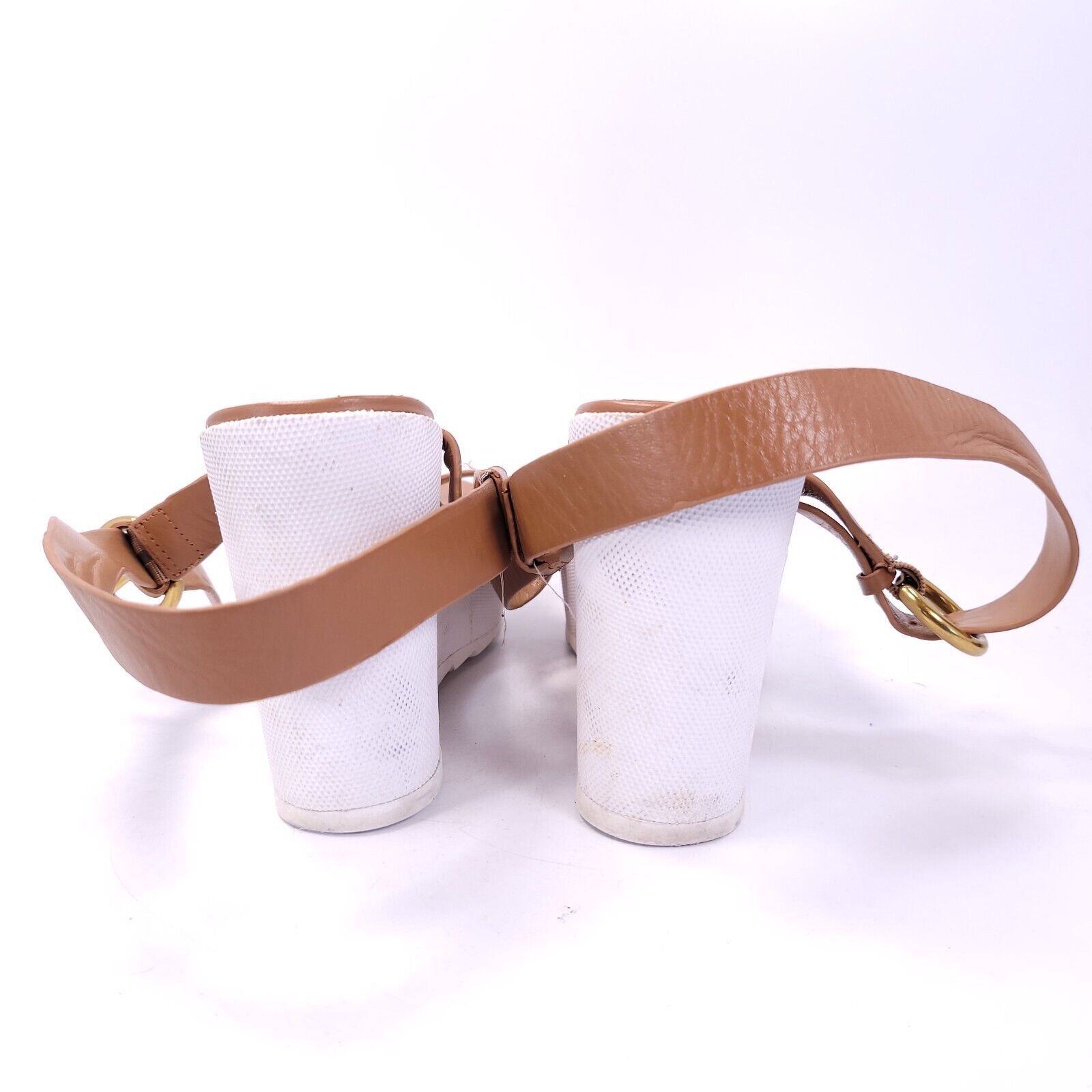 Marc Fisher Marc Fisher Casual Platform Sandal Womans Size 9 Brown White Size US 9 / IT 39 - 3 Thumbnail