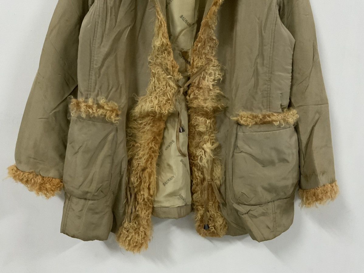 Balmain Vintage Balmain Paris Silk Mohair Fur Archive Coat Jacket Size US L / EU 52-54 / 3 - 6 Thumbnail