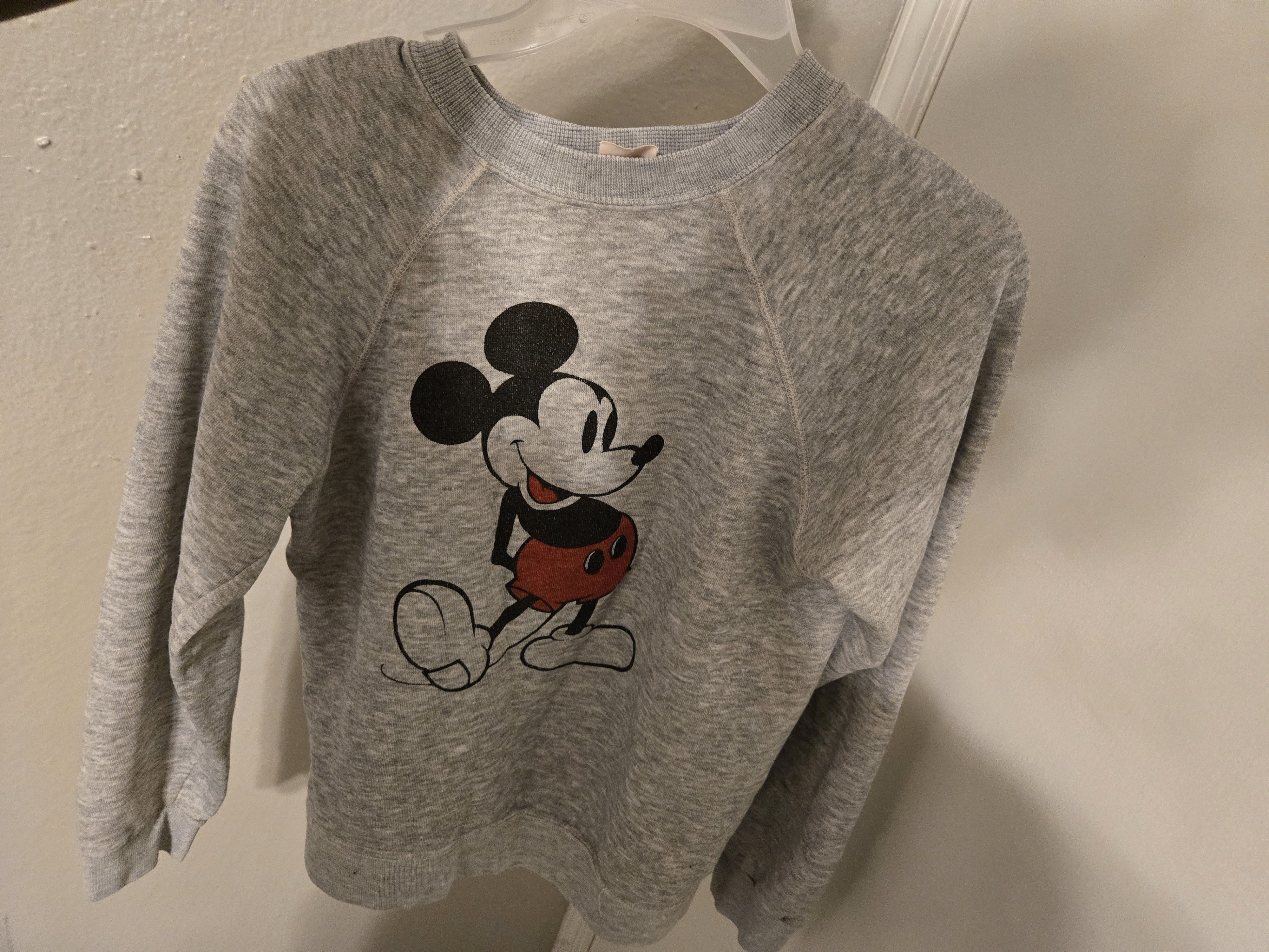 Disney Vintage Mickey Mouse Logo Sweatshirt Size US S / EU 44-46 / 1 - 2 Thumbnail