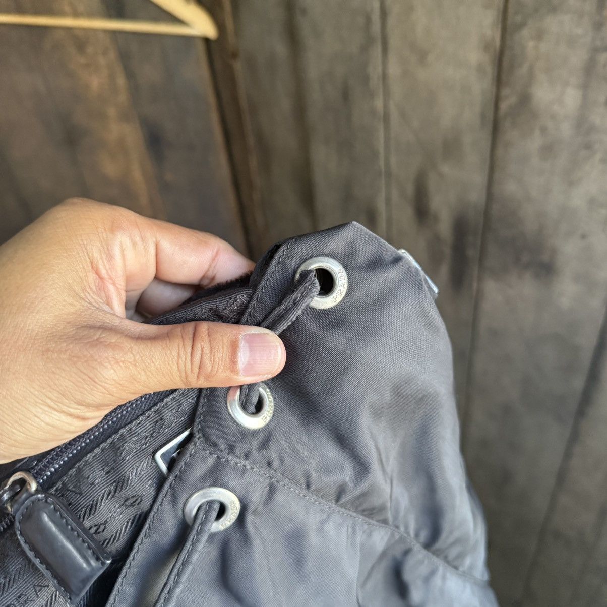 Prada Vintage Prada Black Medium Backpack Size ONE SIZE - 5 Thumbnail