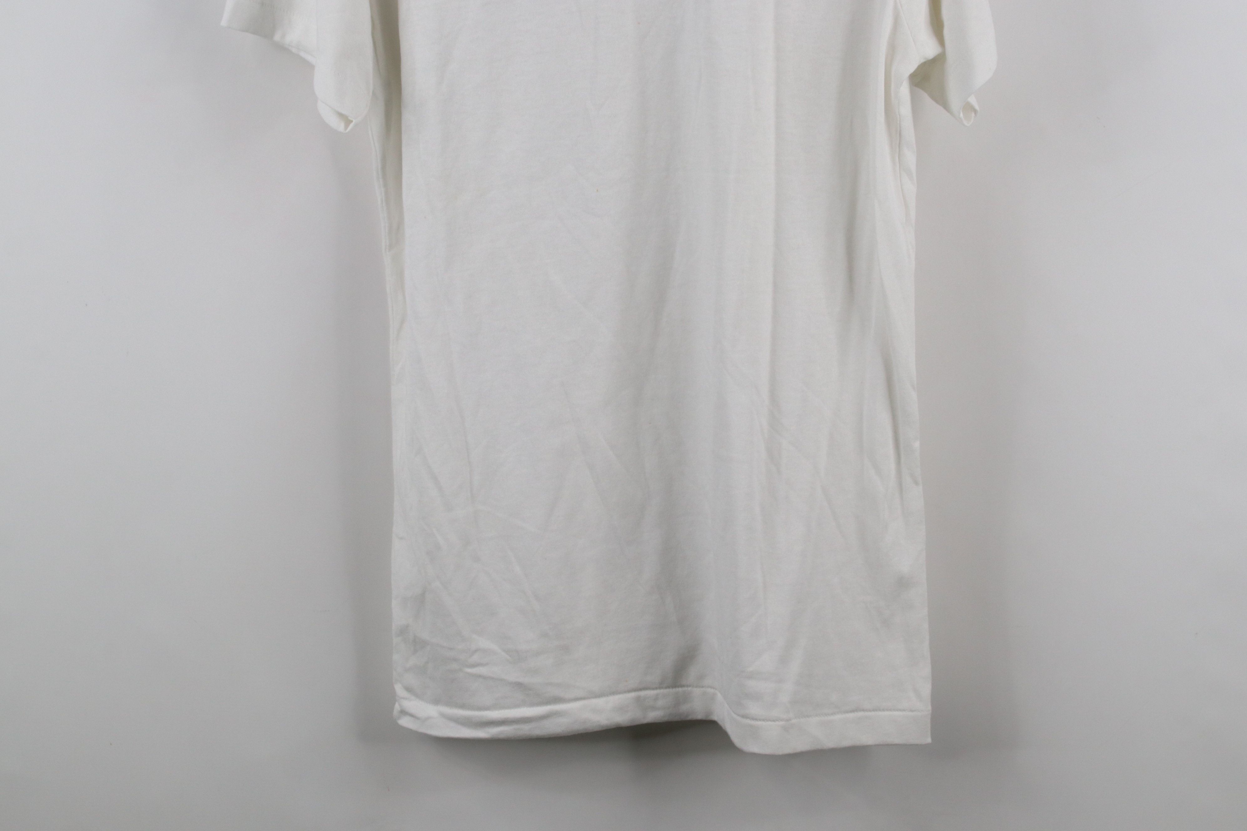 Vintage Deadstock Vintage 90s Streetwear Henley T-Shirt White USA Size US M / EU 48-50 / 2 - 14 Thumbnail