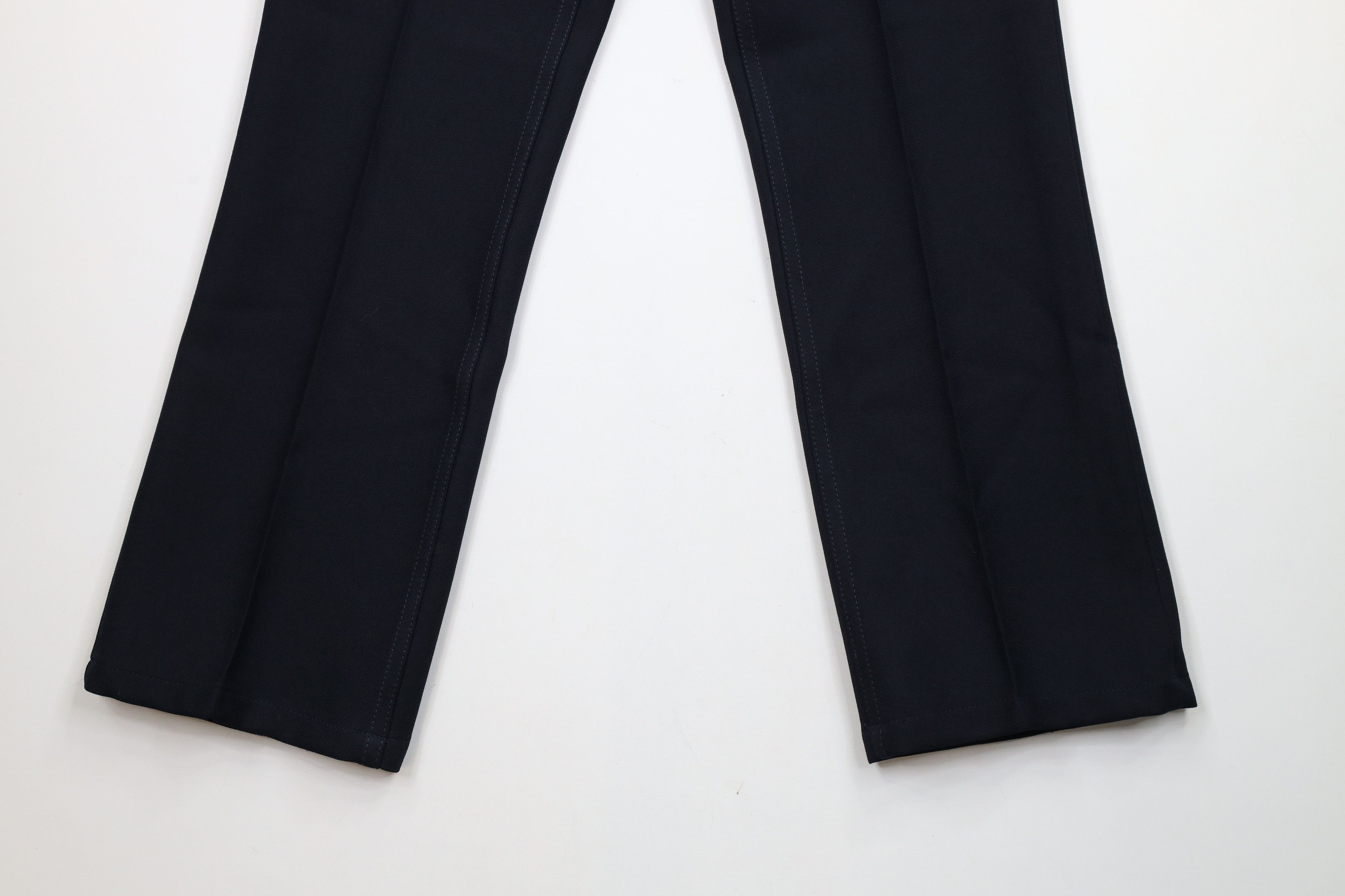 Vintage × Wrangler Vintage 90s Wrangler Bootcut Western Chino Pants Navy Blue Size US 33 - 4 Thumbnail