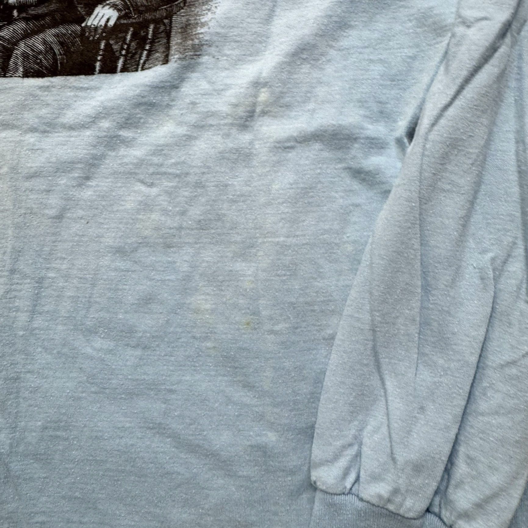 Anvil VINTAGE Anvil Dr Mcgillicuddy's T Shirt Mens XL Long Sleeve Graphic Print 90s Beer Blue Cotton Knit Crew Neck 2-Sided Easy Care Size US XL / EU 56 / 4 - 7 Thumbnail