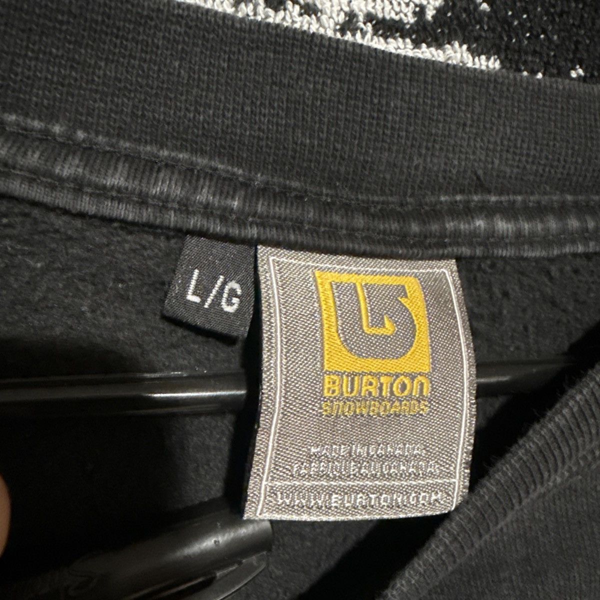 Other VTG 90s Burton Snowboards Sweatshirt Mens Large Faded Black Size US L / EU 52-54 / 3 - 3 Thumbnail