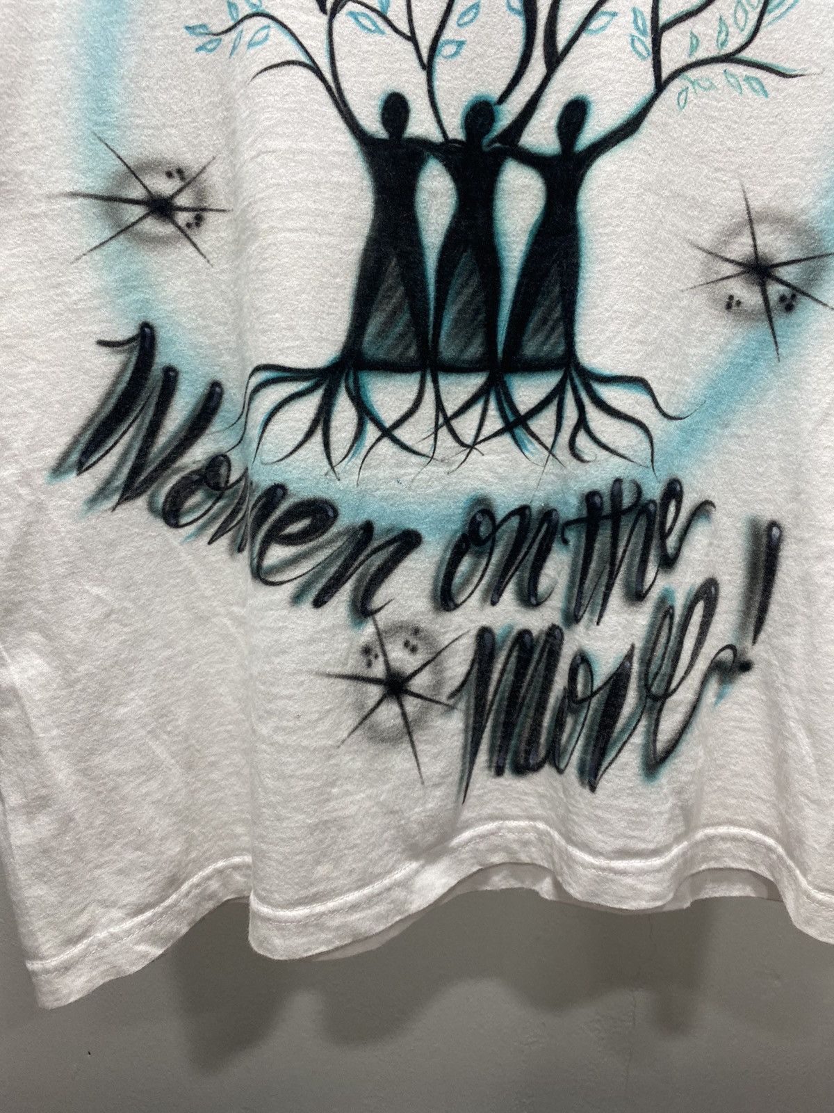 Vintage Sick☠️ Art ‘The Travelers’ Human Trees 90s 80s Crop Size US L / EU 52-54 / 3 - 6 Thumbnail