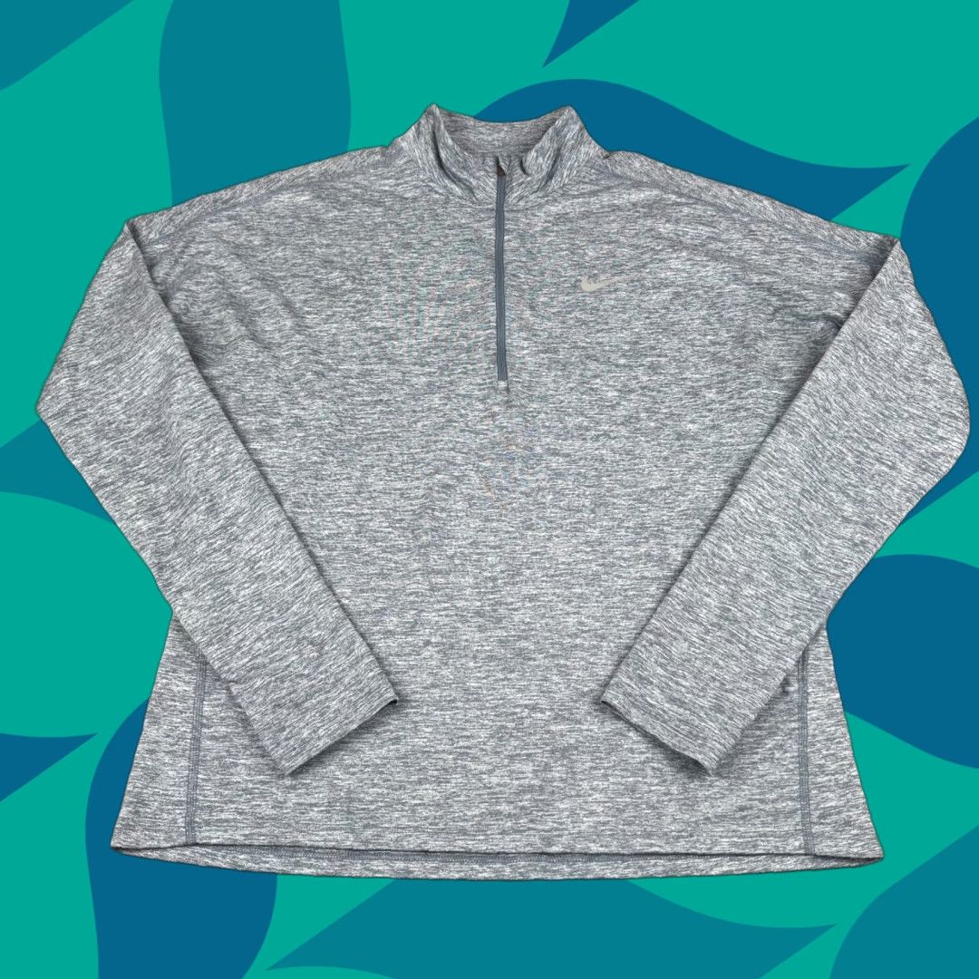 Nike Nike Dri Fit Element Shirt Blue Womens M 1/2 Zip Running Nike Element Shirt Womens M Blue Dri Fit Running Clothing Size M / US 6-8 / IT 42-44 - 1 Thumbnail