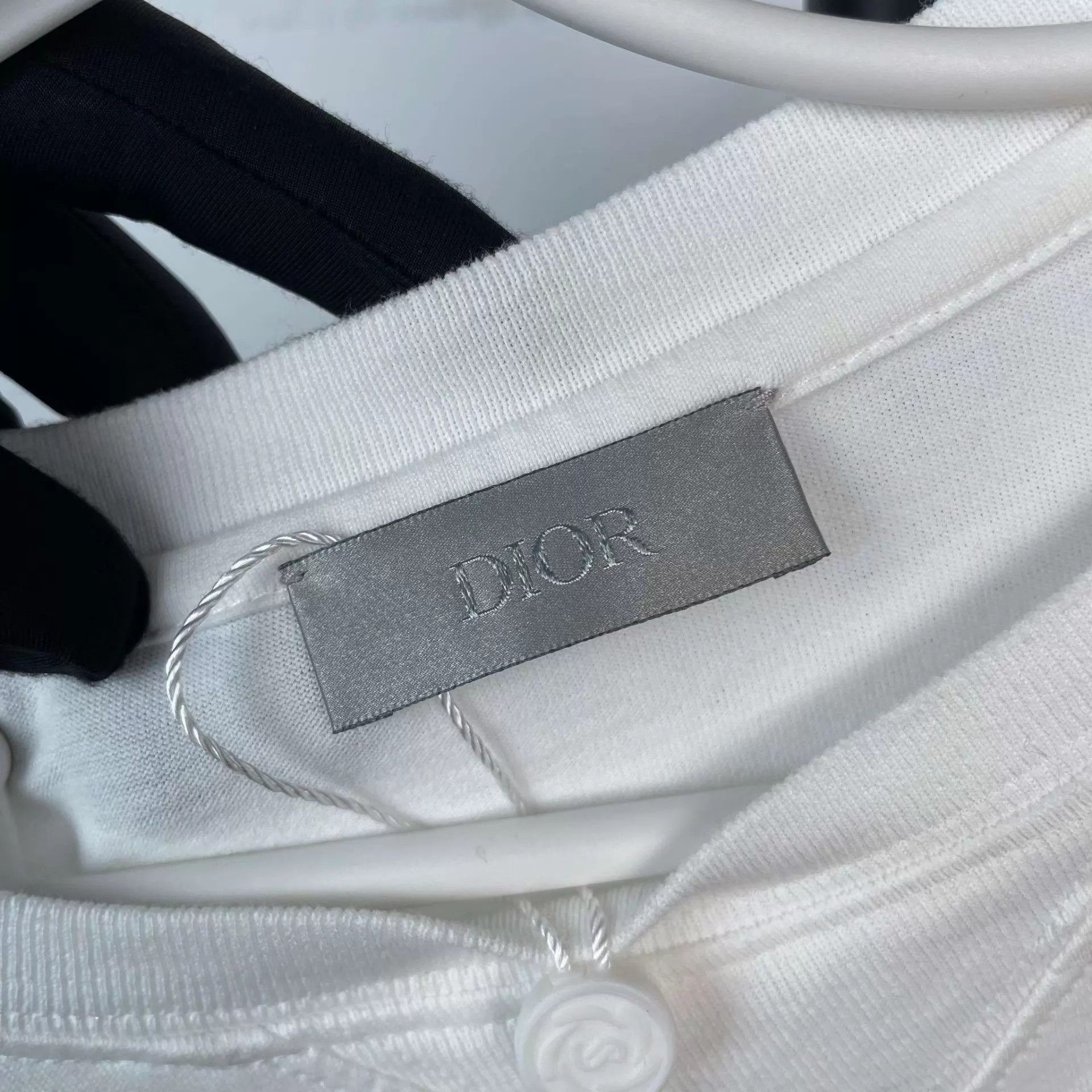 Dior Dior Cotton Tee M White Size US M / EU 48-50 / 2 - 4 Thumbnail