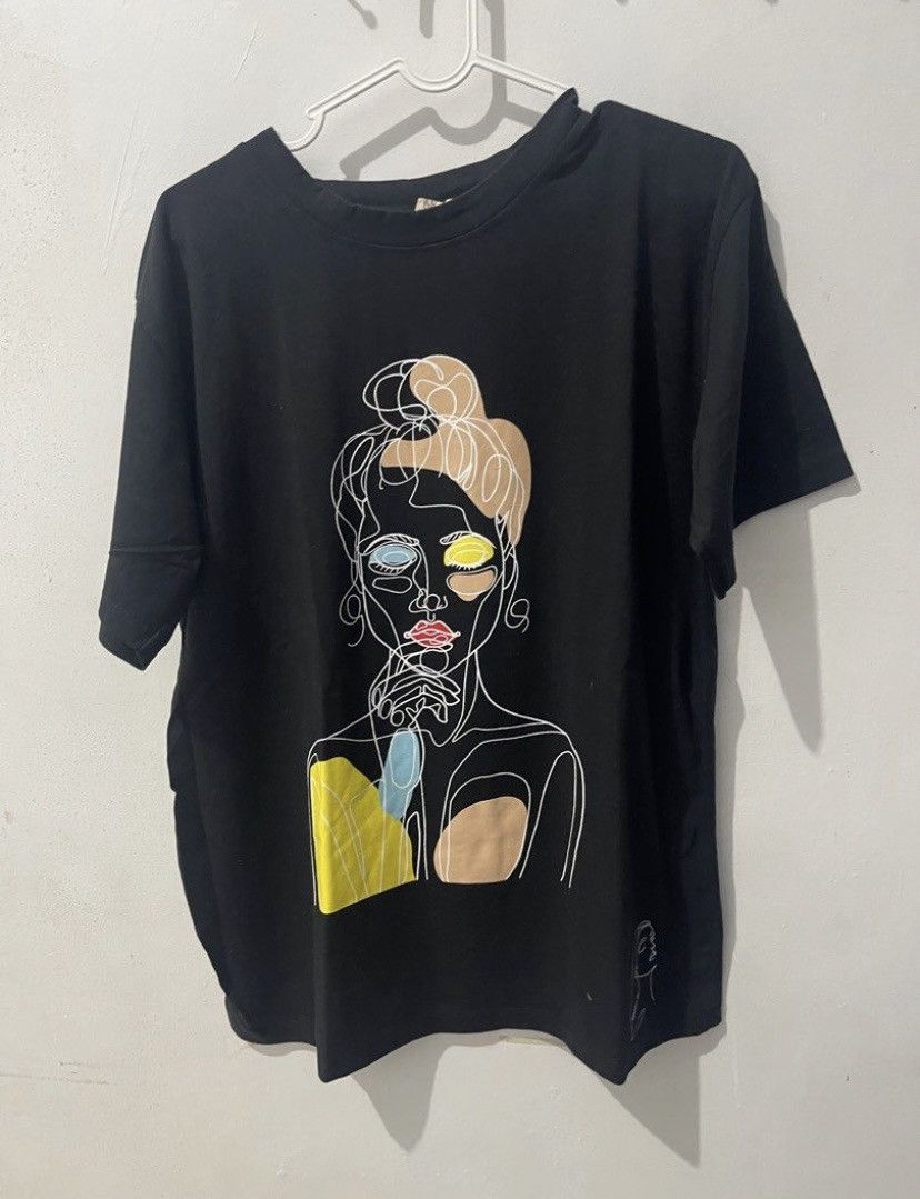 Vintage Oversized Art T-shirt Size US L / EU 52-54 / 3 - 1 Thumbnail