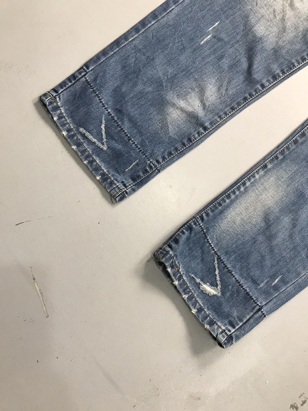 Japanese Brand Vintage Japanese brand embroidered denim Size US 36 / EU 52 - 4 Thumbnail