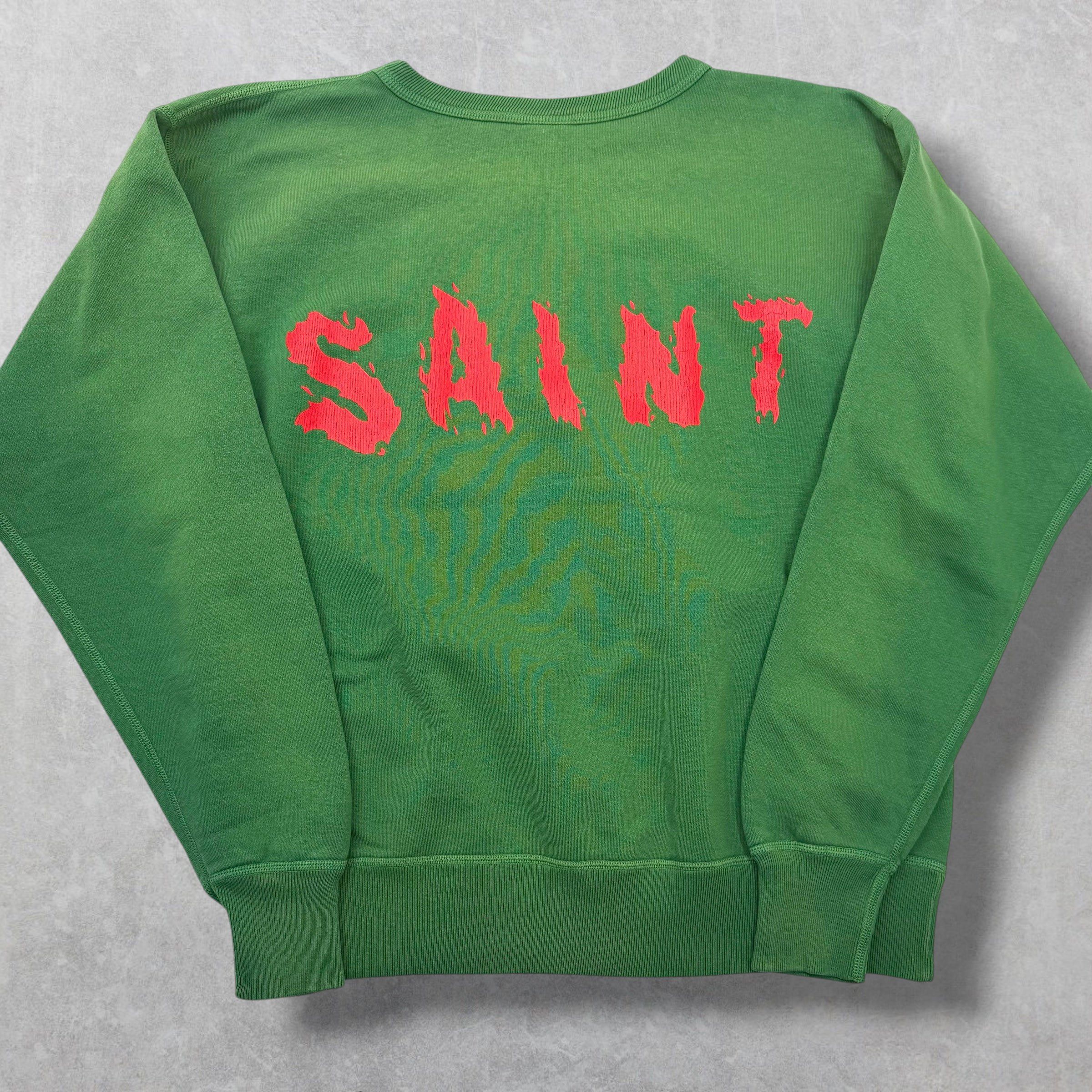 Saint Michael Saint Michael Cerberus Crewneck Green M Size US M / EU 48-50 / 2 - 3 Thumbnail