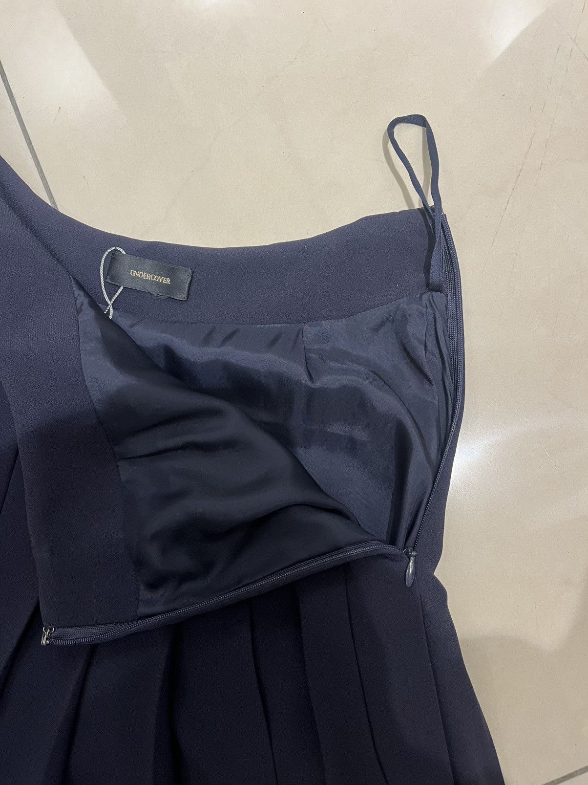 Undercover Undercover Pleated Navy Skirt Size 26" / US 2 / IT 38 - 8 Thumbnail