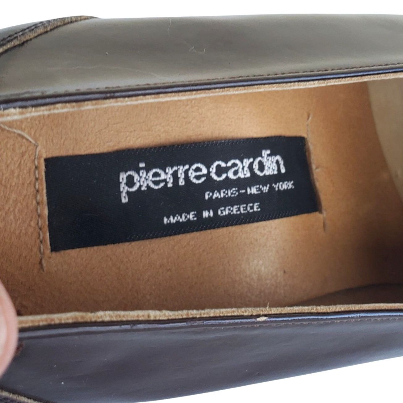 Pierre Cardin Pierre Cardin 70s Men Size 8 Brown Patent Leather Slip On Sh Size US 8 / EU 41 - 3 Thumbnail