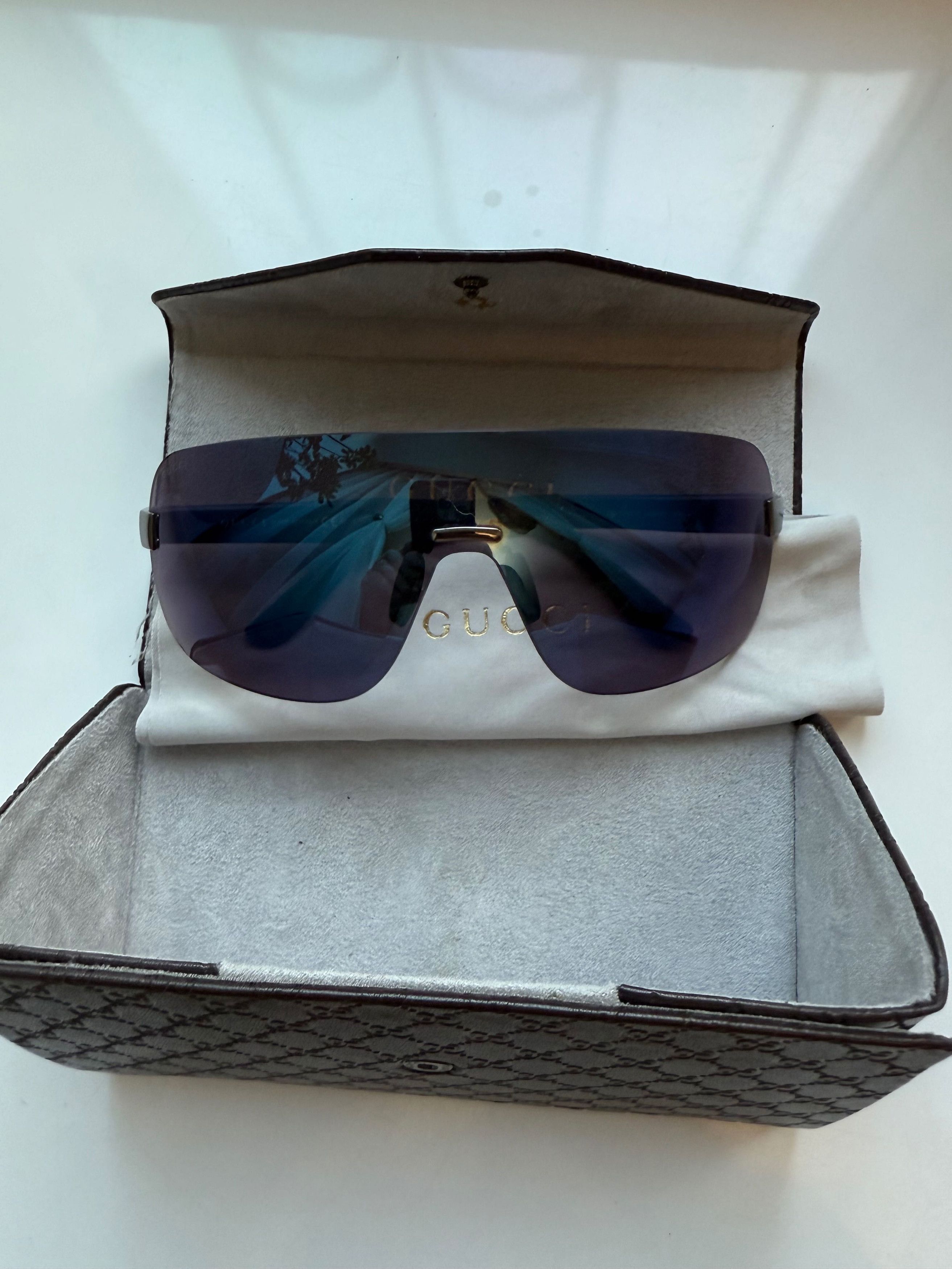Gucci Gucci GG Tom Ford 2257/S Mask Sunglasses Size ONE SIZE - 1 Thumbnail