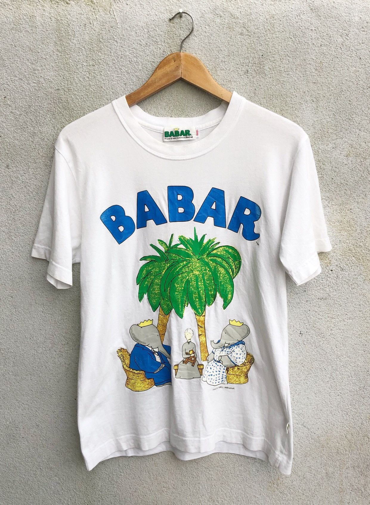 Vintage 🔥Vintage Babar 1996 L. deBrungoff ZEPHIR Movie T-shirt🔥 Size US S / EU 44-46 / 1 - 1 Thumbnail