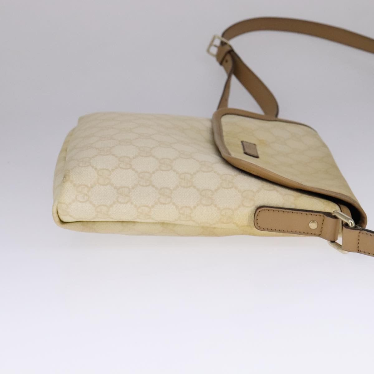 Gucci GUCCI GG Supreme Shoulder Bag Pvc Beige Gold Size ONE SIZE - 5 Thumbnail