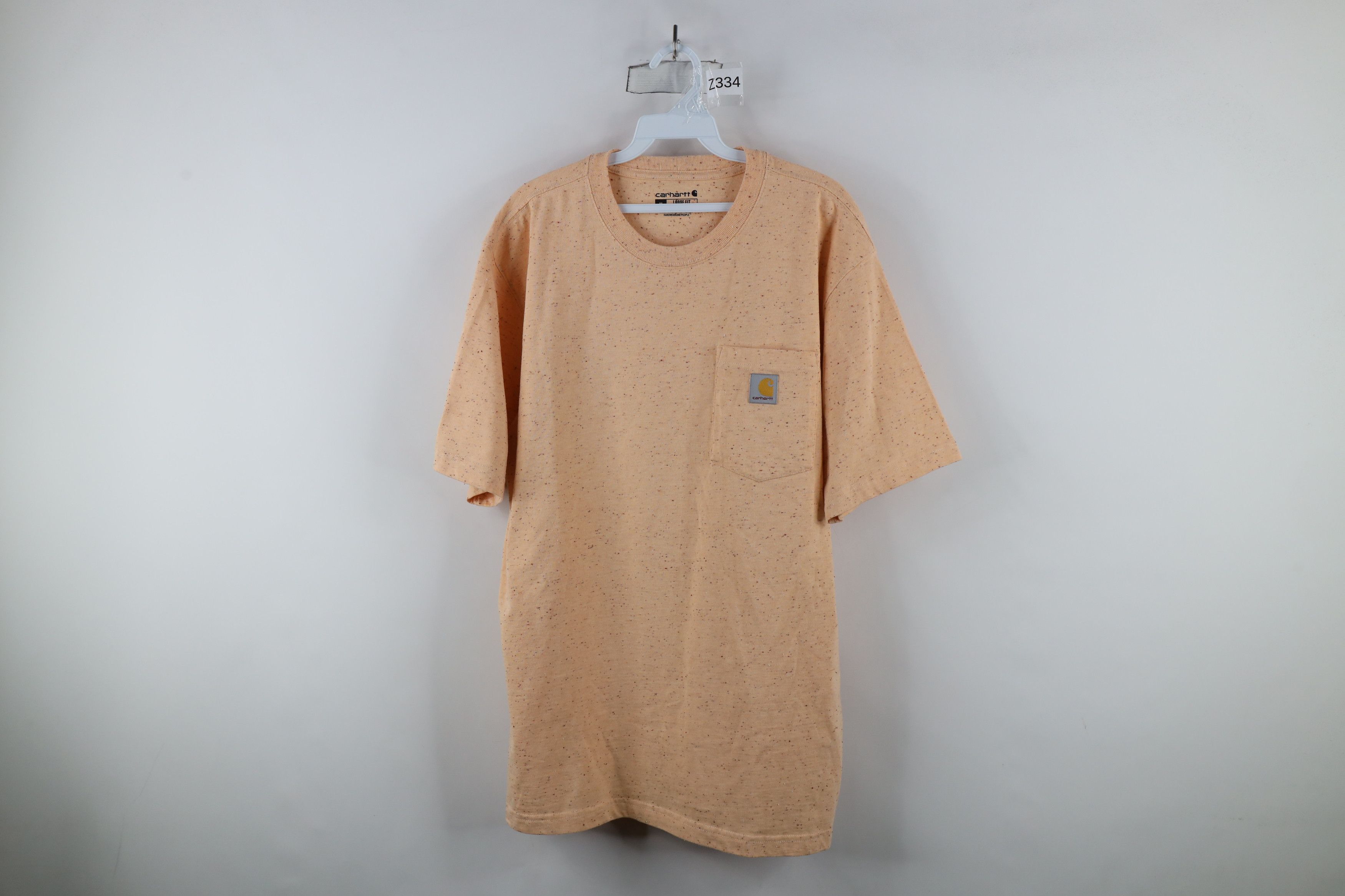 Carhartt × Vintage Vintage Carhartt Fit Rainbow Fleck Spell Out Pocket T-Shirt Size US M / EU 48-50 / 2 - 1 Thumbnail
