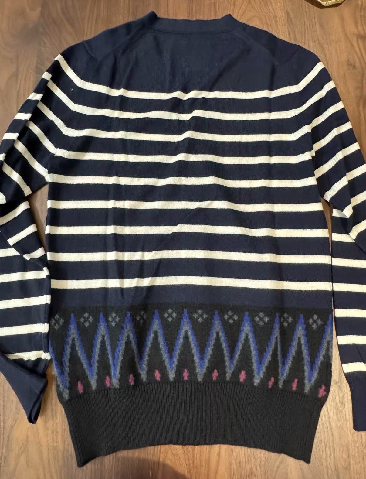 Sacai Sacai Patchwork Ethnic Knit Cardigan J34 Size US S / EU 44-46 / 1 - 7 Thumbnail