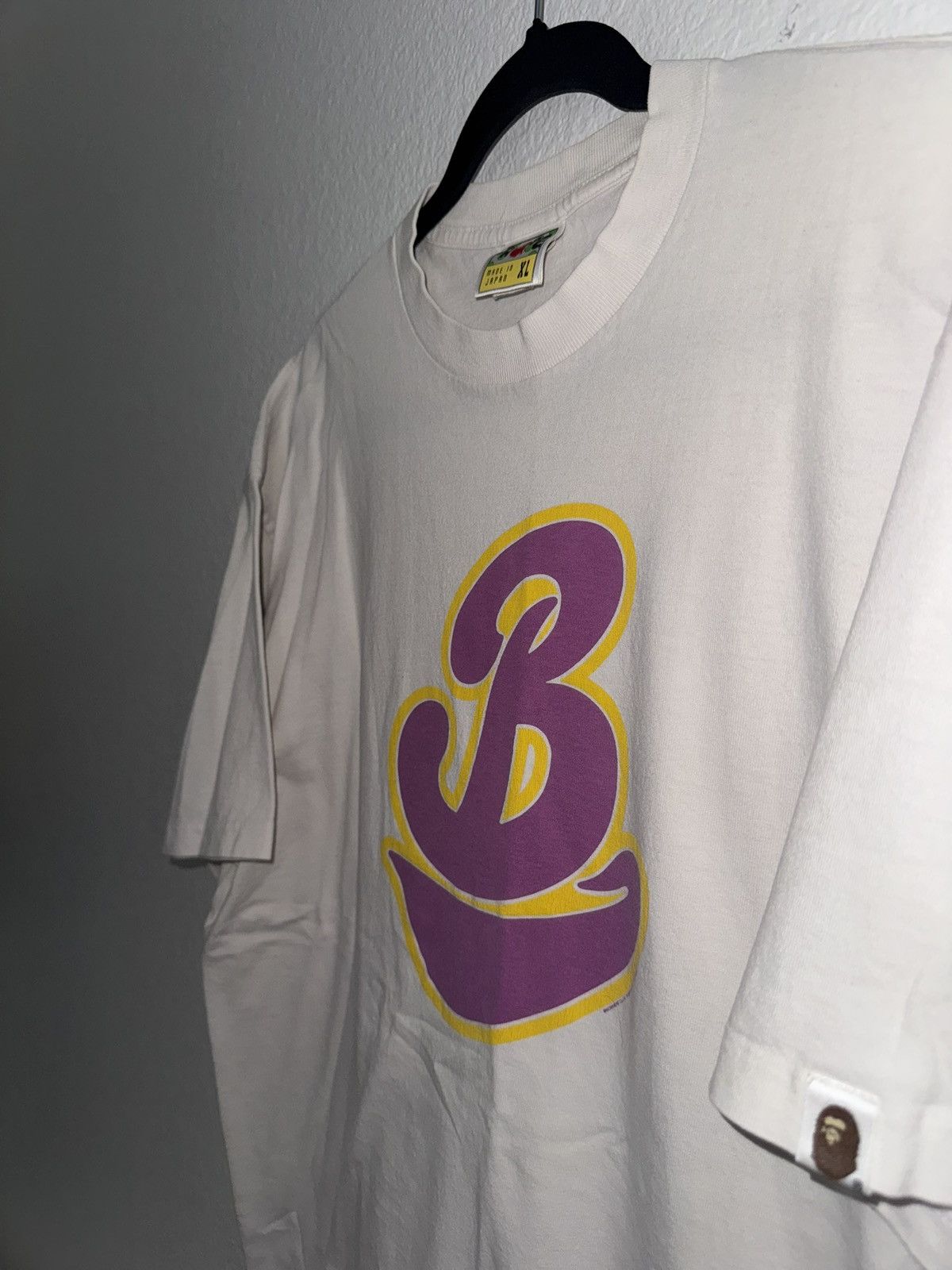 Bape Bape B Varsity Logo Tee Size US XL / EU 56 / 4 - 3 Thumbnail