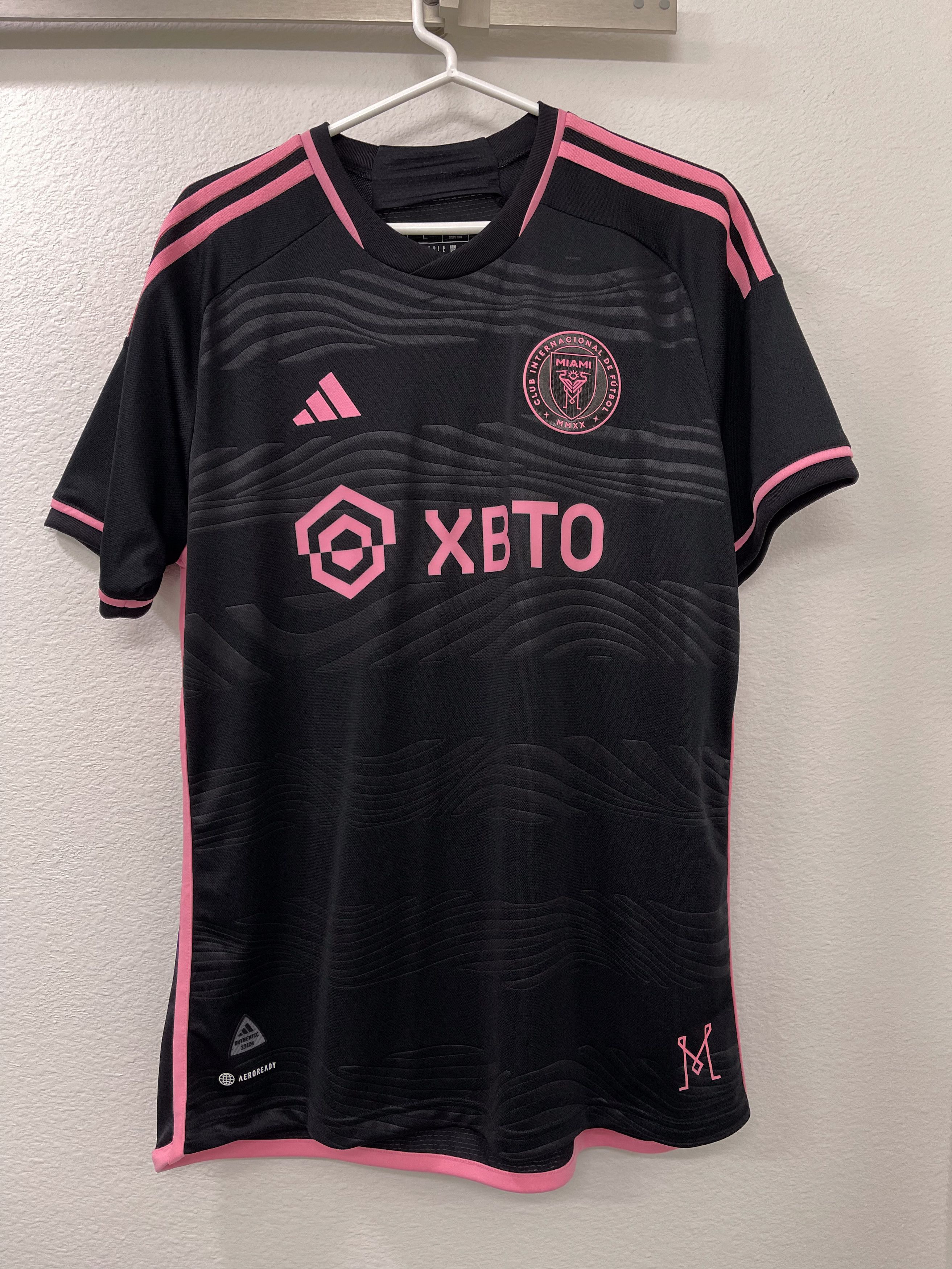 Adidas Inter Miami Lionel Messi Adidas Black 2023 Authentic Jersey Size US L / EU 52-54 / 3 - 1 Thumbnail