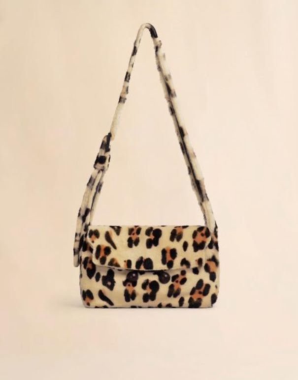Marni o1w1db10326 Size:OS/Animal Print Shoulder Bag in Beige/Black Size ONE SIZE - 1 Thumbnail