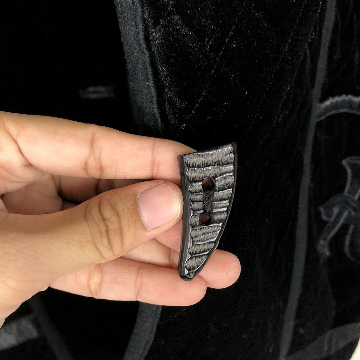Designer × Japanese Brand × Vintage 🔥VINTAGE VELVET BUTTON JACKET QUILTED KATSUMI ISSEY MIYAKE Size US L / EU 52-54 / 3 - 18 Thumbnail