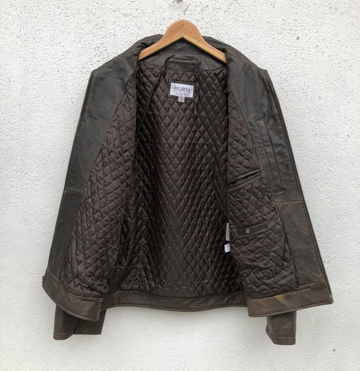 Wilsons Leather Vintage Wilsons Leather M.Julian Leather Zipper Jacket Size US M / EU 48-50 / 2 - 3 Thumbnail