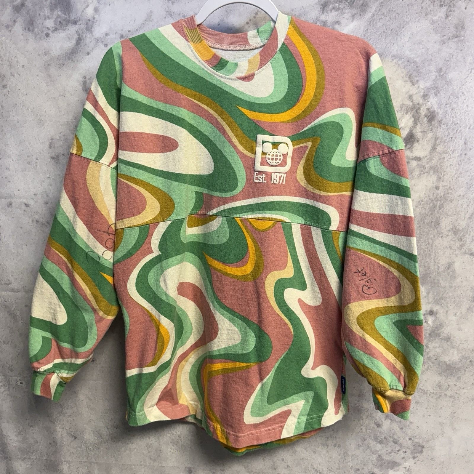 Disney Disney Spirit Jesery Long Sleeve Autograph Pooh Piglet Tigge Size XS / US 0-2 / IT 36-38 - 1 Thumbnail