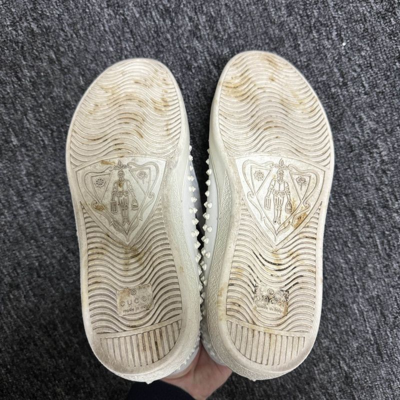 Gucci Gucci White Studded High-Top Sneakers - Size US 7.5 / EU 40-41 - 4 Thumbnail